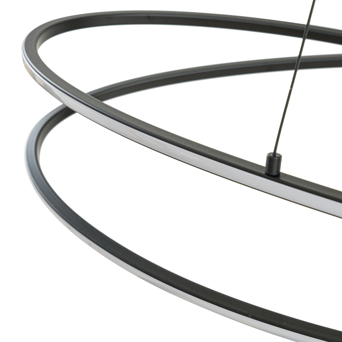 Lucande LED Hängeleuchte Pendelleuchte Beleuchtung schwarz dimmbar 100cm - 4255830903779