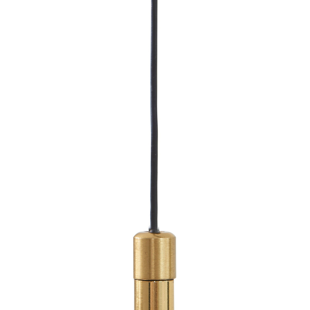 Lucande Pendelleuchte Hängeleuchte LED Joran Glas weiß Gold Esszimmer Lampe - 4251911791815