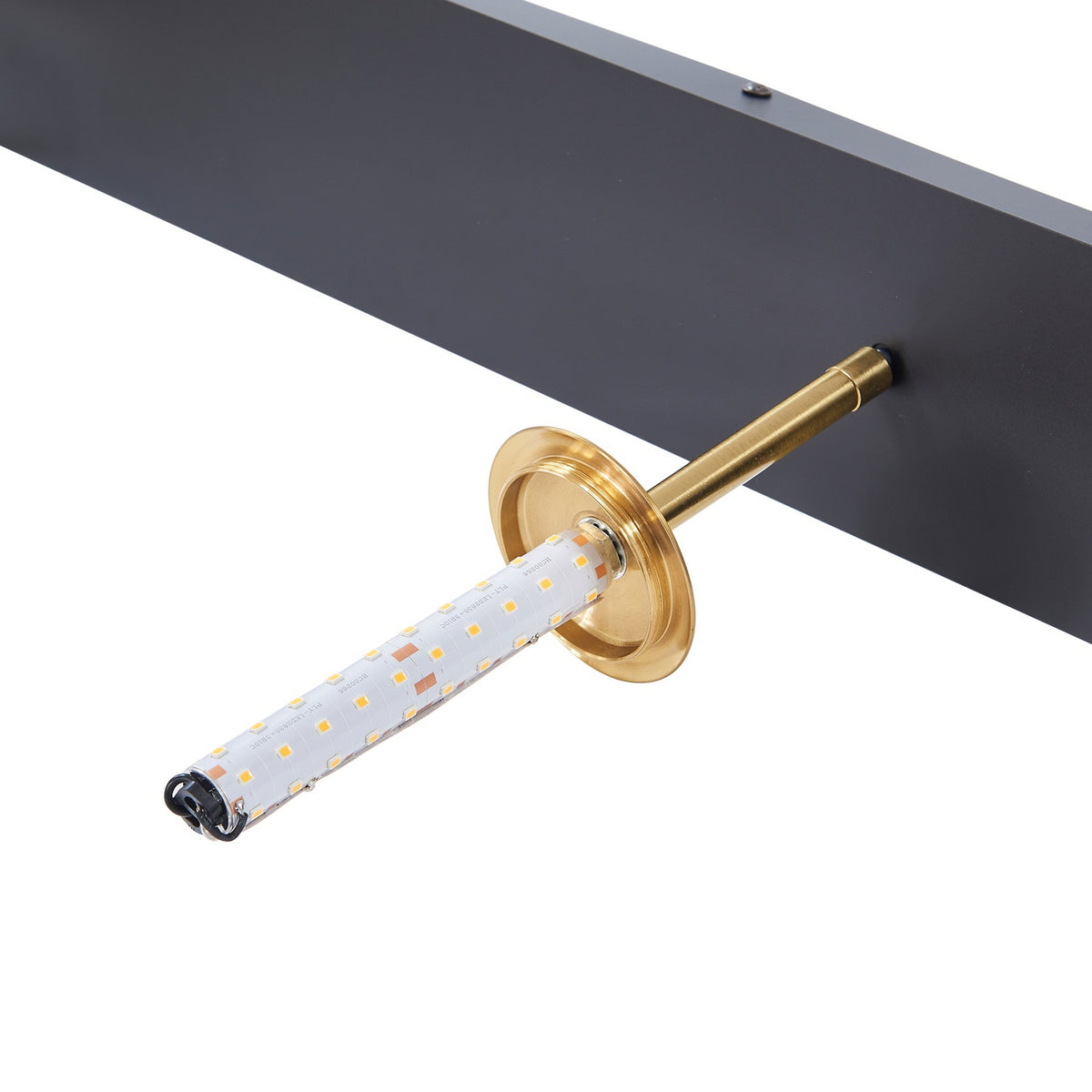 Lucande Pendelleuchte Hängeleuchte LED Joran Glas weiß Gold Esszimmer Lampe - 4251911791815