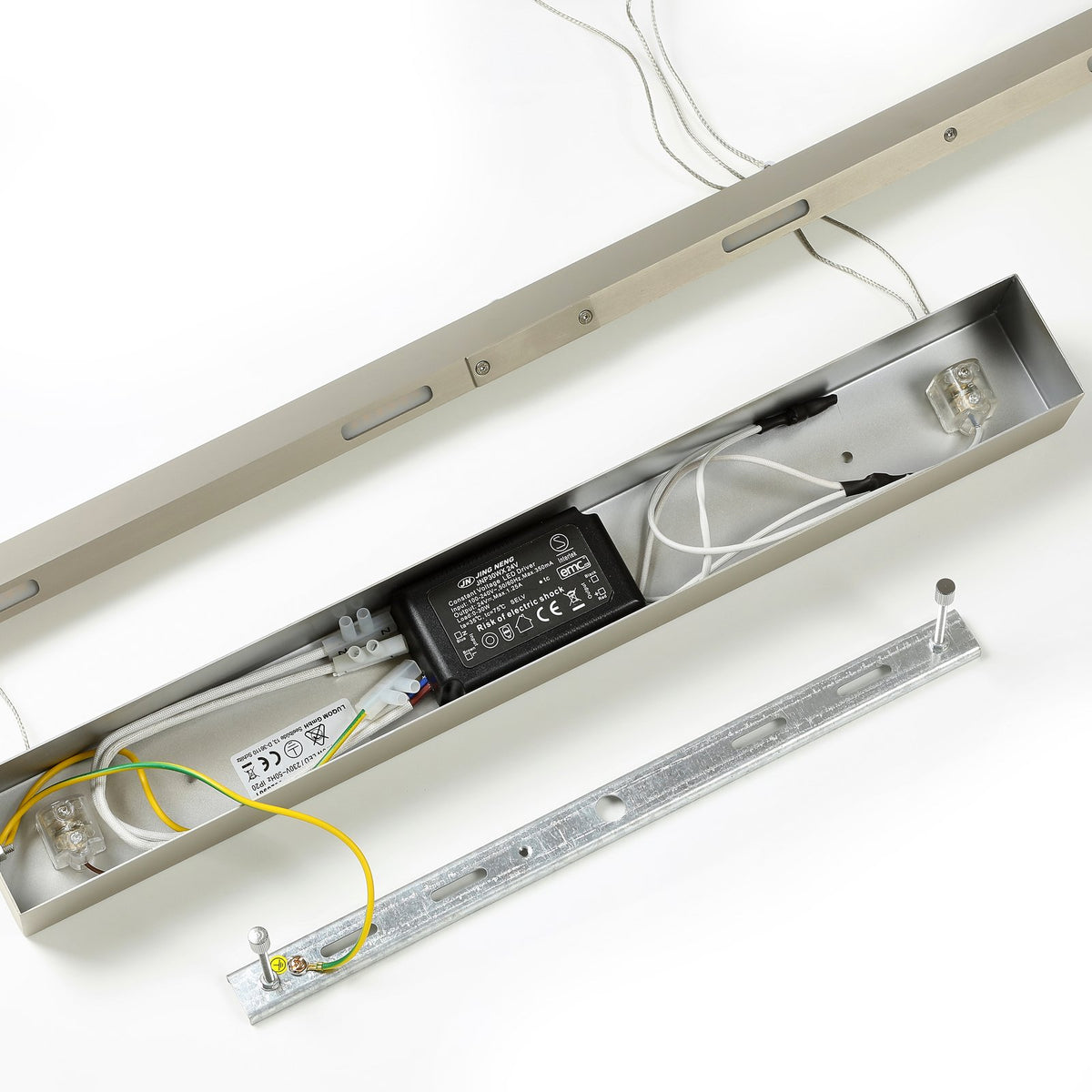 Lucande Pendelleuchte Hängeleuchte LED Lampe schwarz gold Metall Touchdimmer - 4251096520958