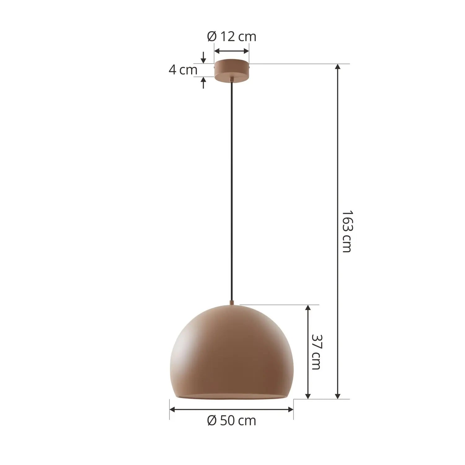B-Ware Lucande Led Hängeleuchte Lythara Braun 50 Cm Aluminium Hängelampe Lampe Leuchte - 4251911768176