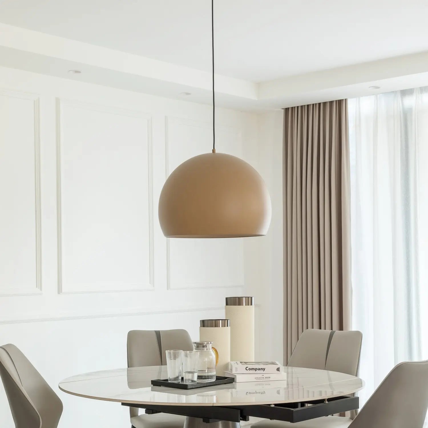B-Ware Lucande Led Hängeleuchte Lythara Braun 50 Cm Aluminium Hängelampe Lampe Leuchte - 4251911768176