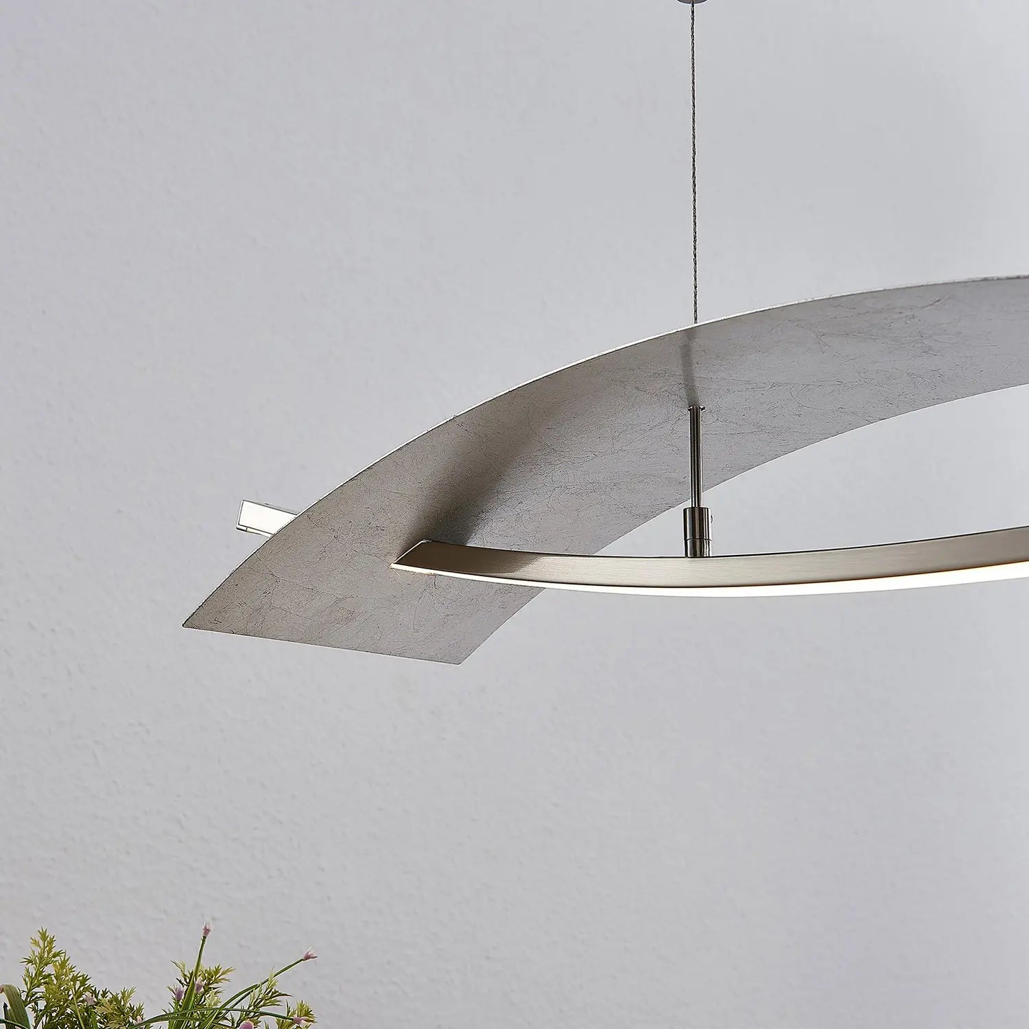 B-Ware Lucande Led Hängeleuchte Marija Pendelleuchte Deckenleuchte Wohnzimmer Silber783 - 4251096553635
