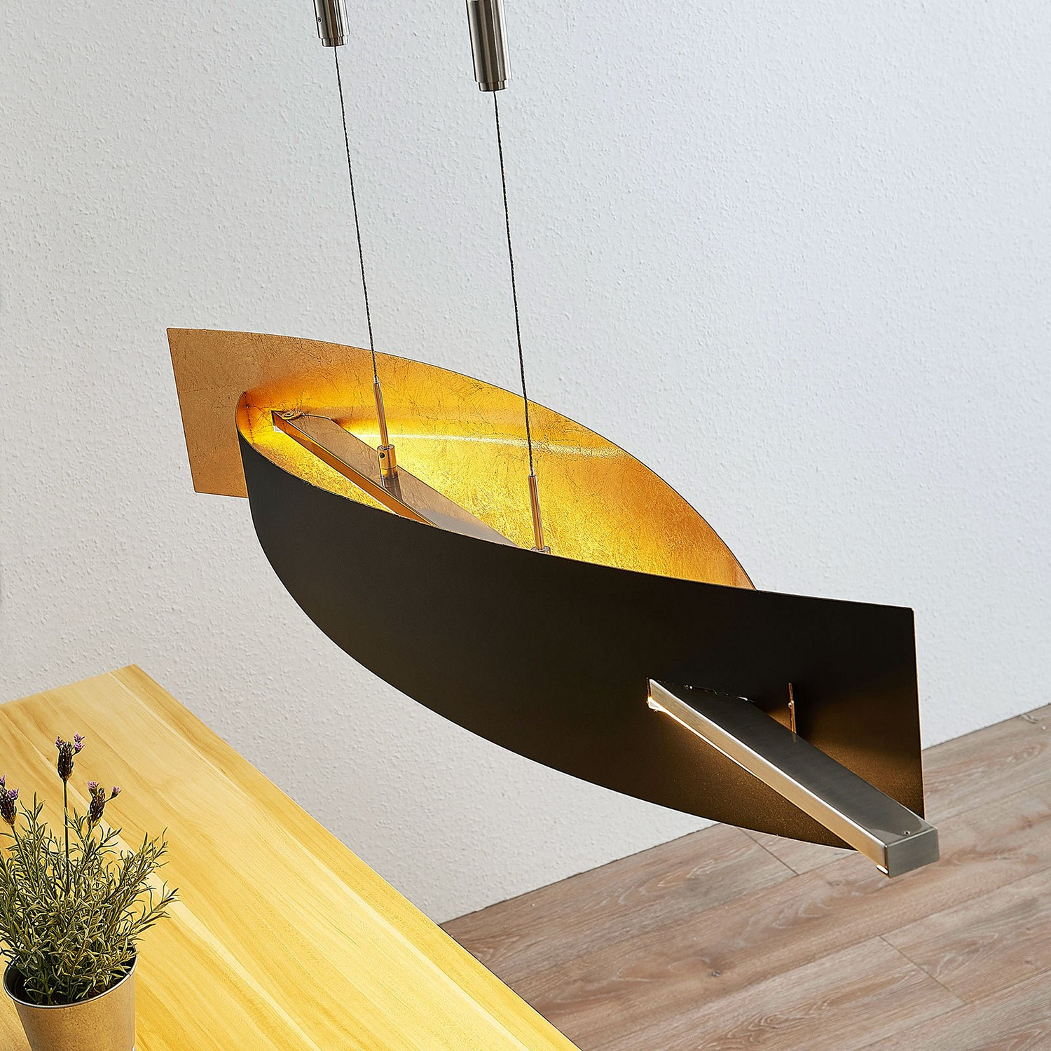 B-Ware Lucande Led Hängeleuchte Marija Pendelleuchte Deckenlampe Schwarz Siehe Text - 4251096553703