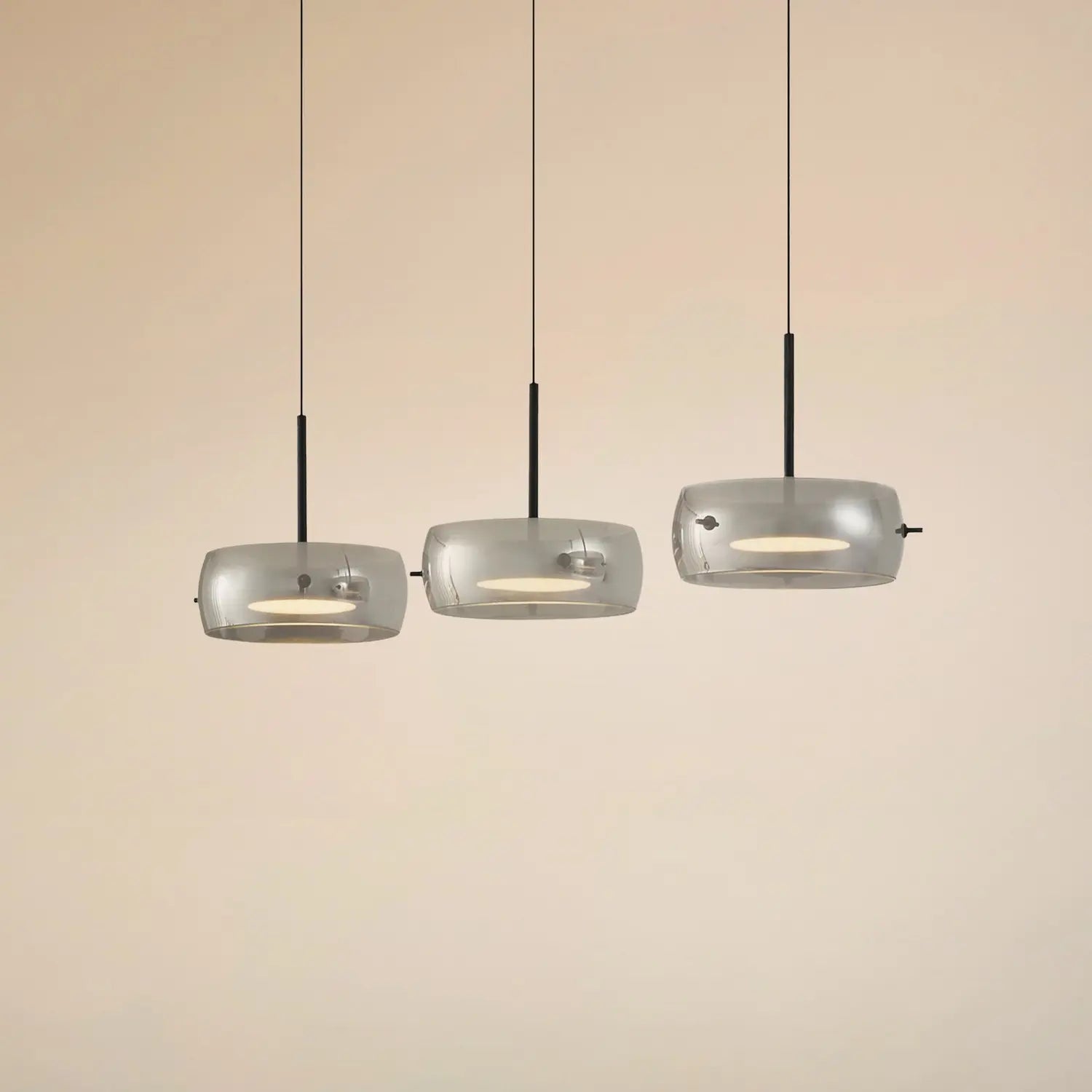 B-Ware Lucande Led Hängeleuchte Pendelleuchte Martis Schwarz 3flg Stepdim Beleuchtung - 4255830902741