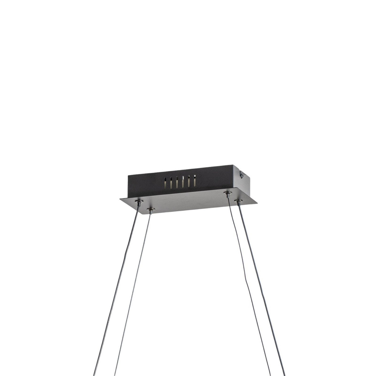 Lucande Pendelleuchte Hängeleuchte LED Mensola Aluminium schwarz 75 cm - 4251911791709