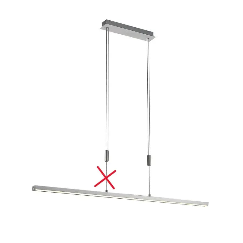 B-Ware Led Hängeleuchte Pendelleuchte Lucande Myron Aluminium Touch Siehe Text/Foto - 4251096564136