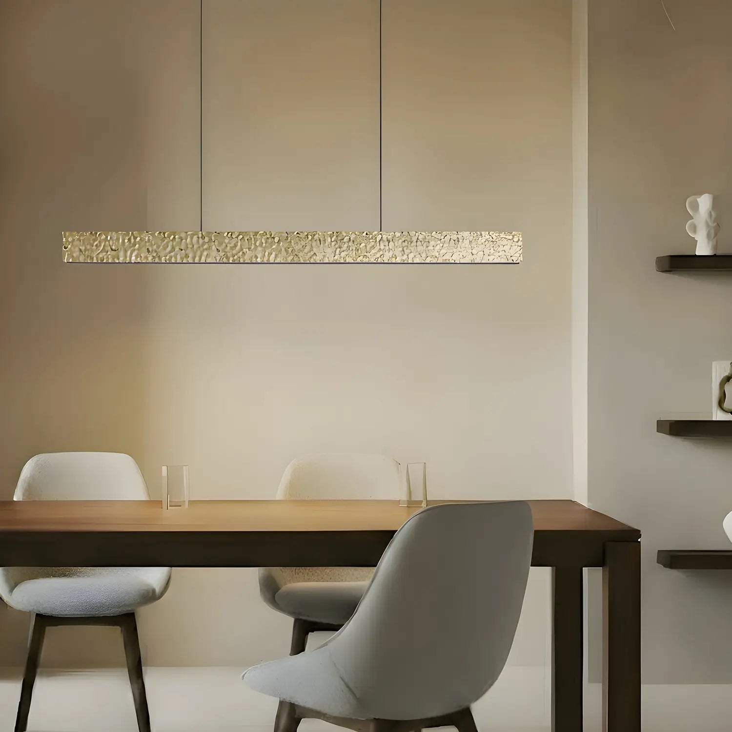 B-Ware Lucande Led Hängeleuchte Pendelleuchte Nivara Gold Metall 117 Cm - 4255830902970