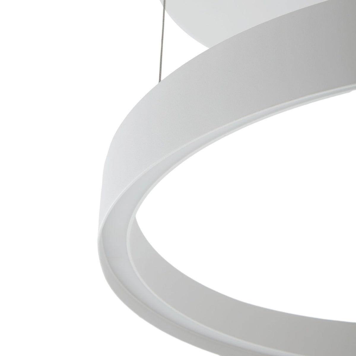 Lucande LED Hängeleuchte Pendelleuchte Philine Deckenlampe 60 cm weiß Eisen - 4251911765601