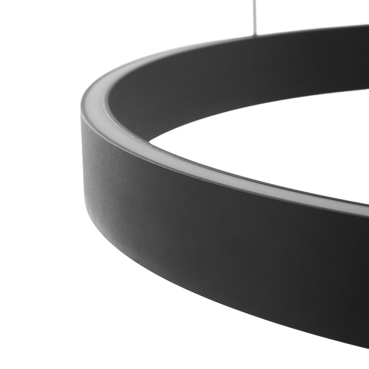 Lucande Led Hängeleuchte Pendelleuchte Lampe Schwarz Eisen ø 60 Cm Dimmbar    B-Ware - 4251911765830