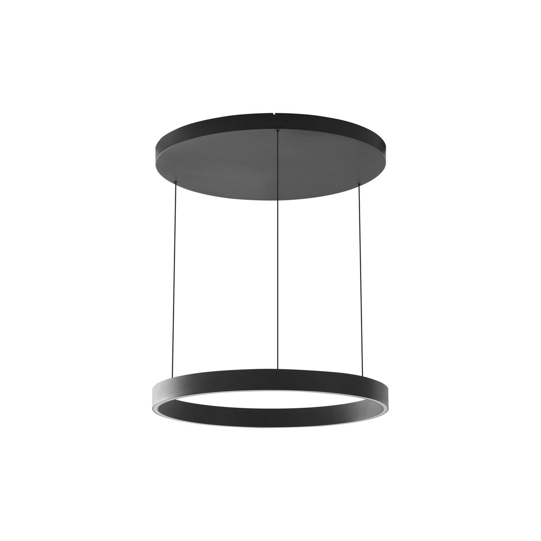 Lucande Led Hängeleuchte Pendelleuchte Lampe Schwarz Eisen ø 60 Cm Dimmbar    B-Ware - 4251911765830