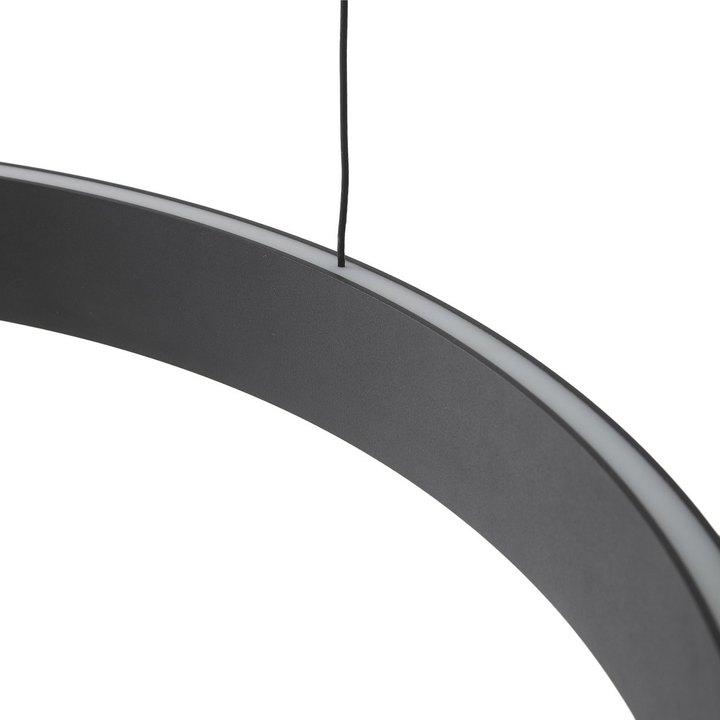 Lucande Led Hängeleuchte Pendelleuchte Lampe Schwarz Eisen ø 60 Cm Dimmbar    B-Ware - 4251911765830