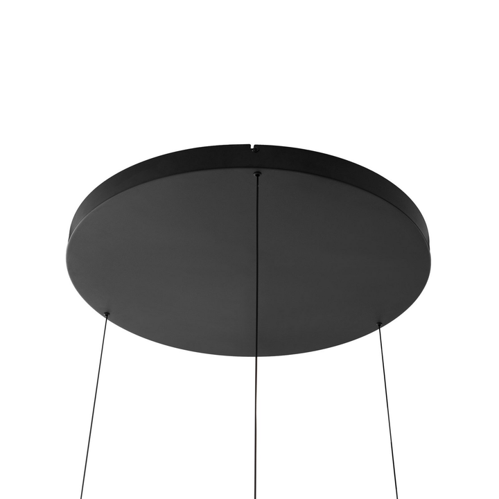 Lucande Led Hängeleuchte Pendelleuchte Lampe Schwarz Eisen ø 60 Cm Dimmbar    B-Ware - 4251911765830