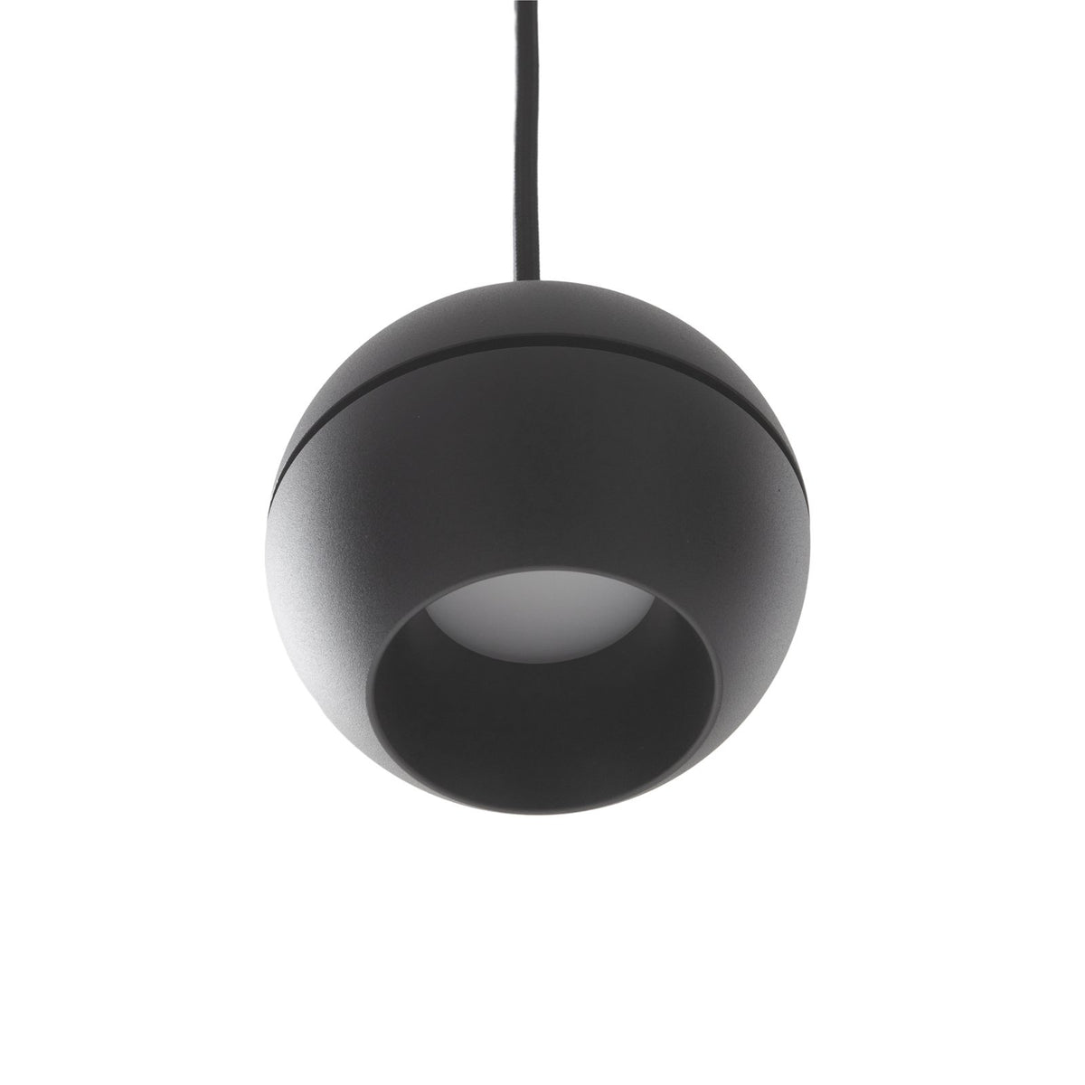 Lucande Pendelleuchte Hängeleuchte LED schwarz Aluminium Plarion Lampenschirm - 4251911768220