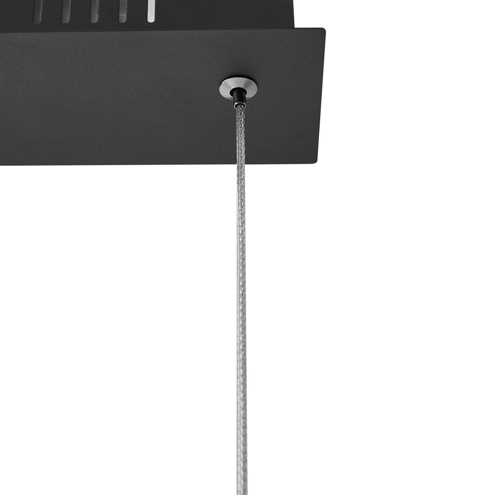 Lucande Pendelleuchte Hängelampe LED Rodado schwarz Aluminium Beleuchtung - 4251911794991