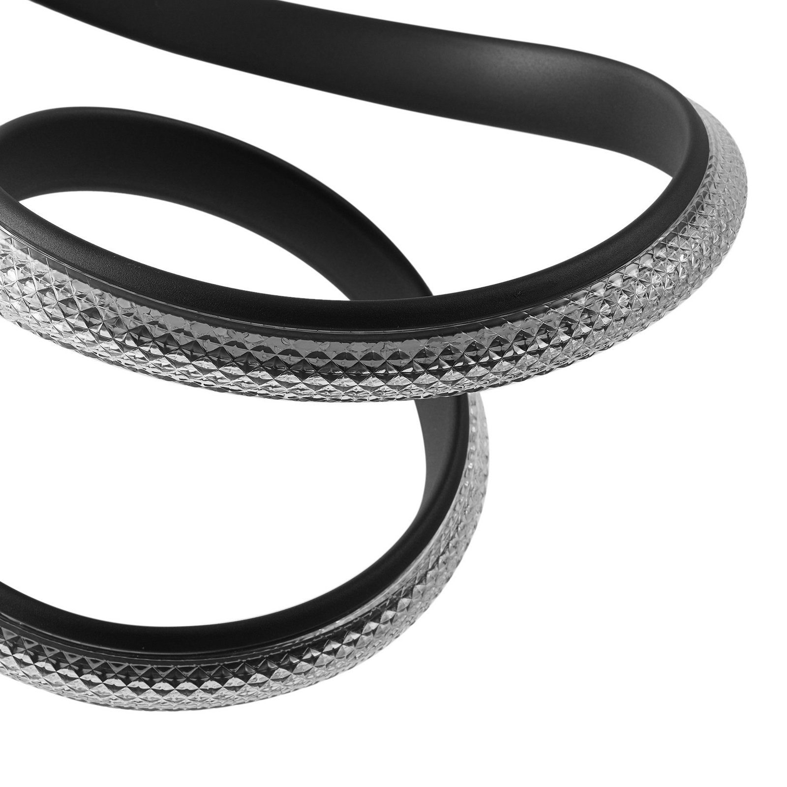 Lucande Pendelleuchte Hängelampe LED Rodado schwarz Aluminium Beleuchtung - 4251911794991