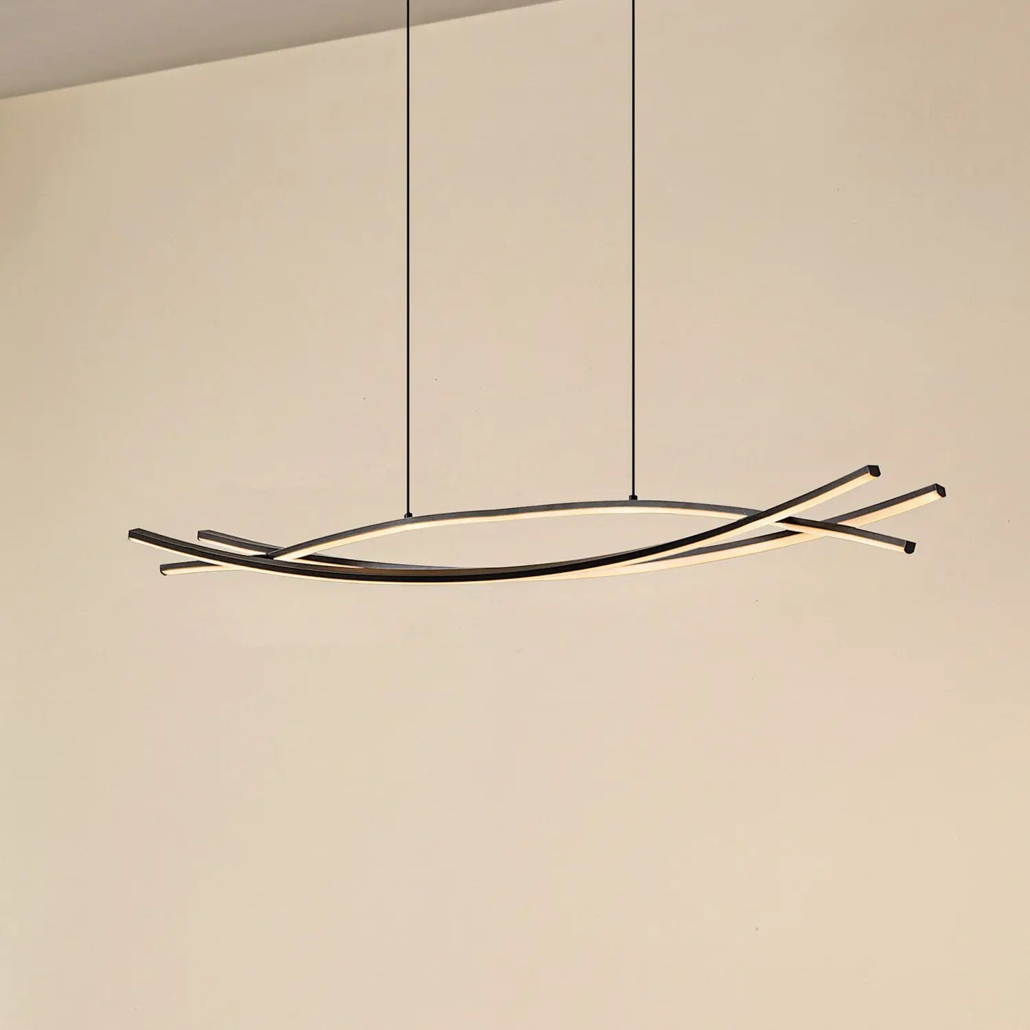 B-Ware Lucande Hängeleuchte Pendelleuchte Led Sayori Schwarz Dimmbar Lampe Beleuchtung - 4255830903526
