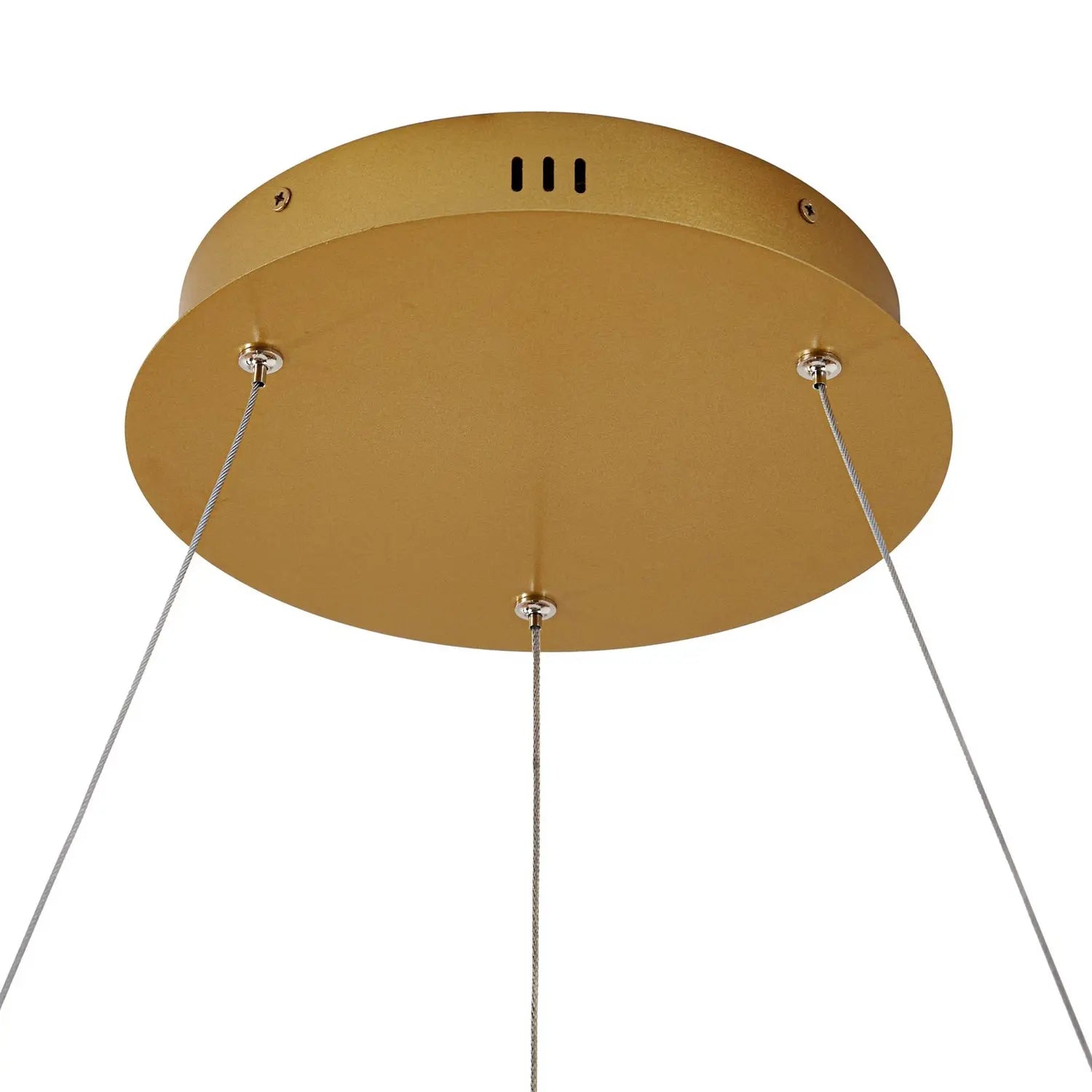 B-Ware Lucande Pendelleuchte Hängeleuchte Led Lampe Gold Metall Beleuchtung 80 Cm - 4255830904097