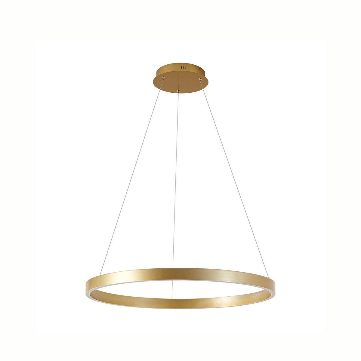 Lucande Pendelleuchte Hängeleuchte LED Lampe gold Metall Beleuchtung 80 cm - 4255830904097