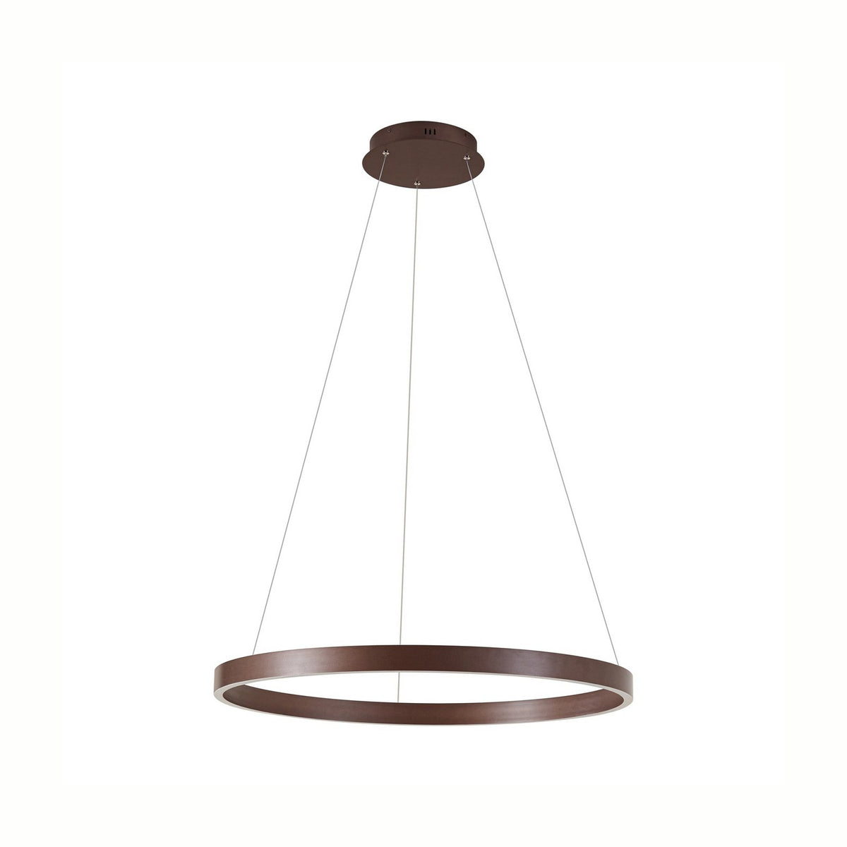 Lucande LED Hängeleuchte Pendelleuchte Yonam Lampe braun CCT 80 cm 1 flg - 4255830904103
