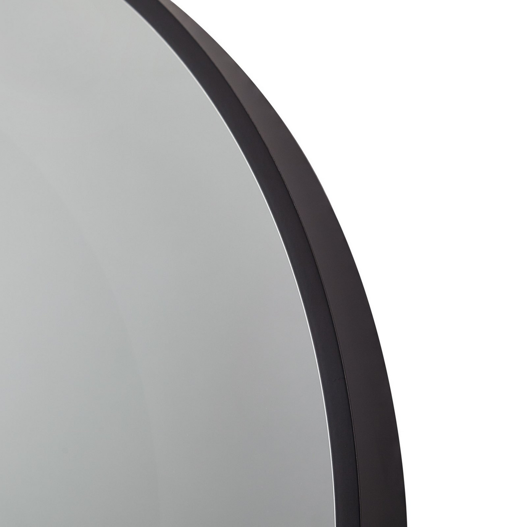Lucande Led Spiegel Infinity Wandspiegel Schwarz Aluminium Ip44 60cm B-Ware - 4251911777918