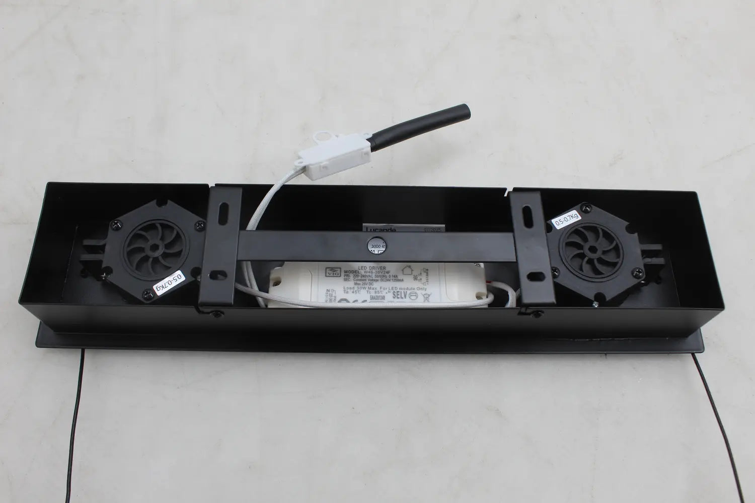 B-Ware Lucande Kronleuchter Pendelleuchte Led Emara Eiche Schwarz Cct Siehe Text/Foto - 4255830900778