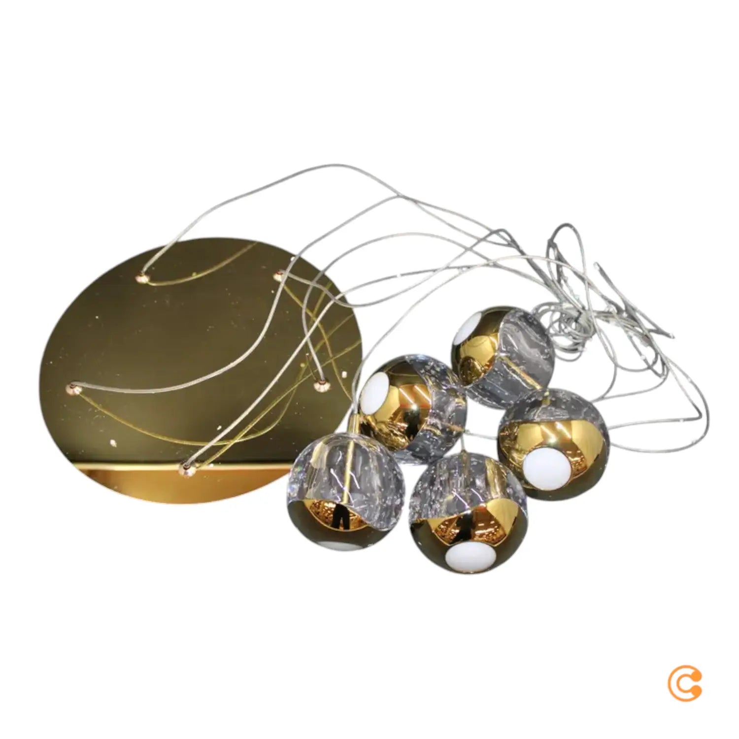 B-Ware Lucande Led Pendelleuchte Hayley Hängelampe Lampe 5 Flmg Gold Siehe Text/Foto - 4251096562477