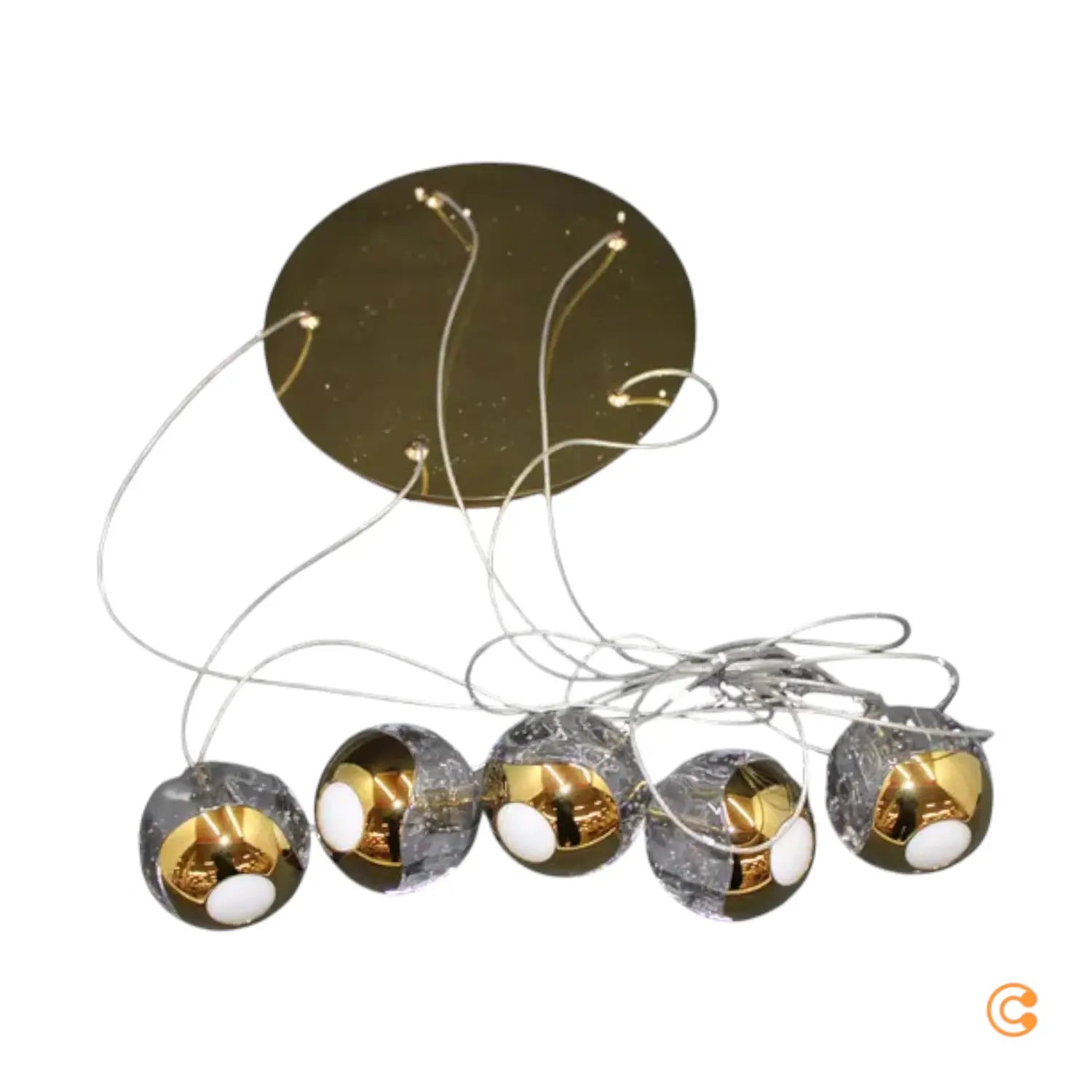 B-Ware Lucande Led Pendelleuchte Hayley Hängelampe Lampe 5 Flmg Gold Siehe Text/Foto - 4251096562477