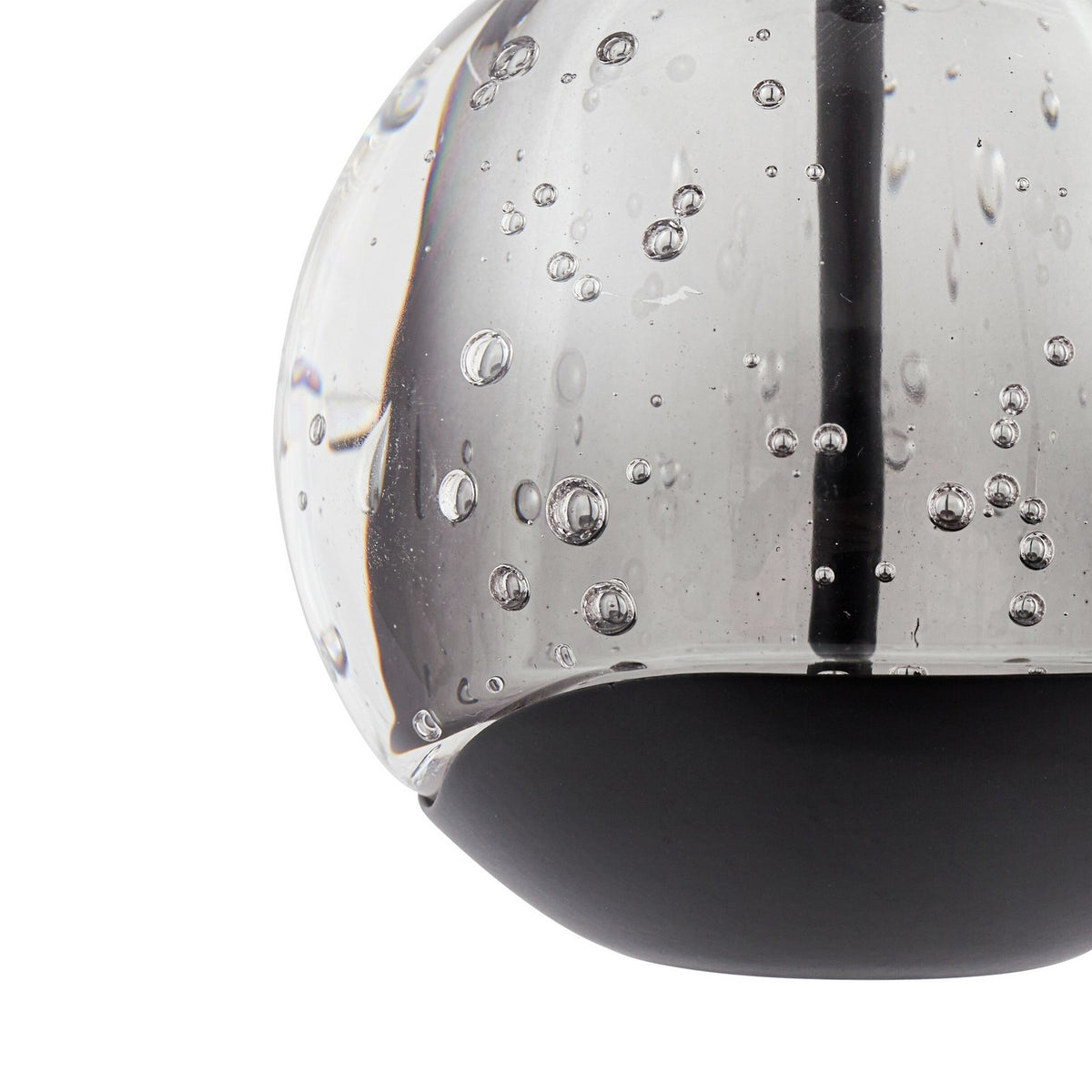 Lucande Pendelleuchte Hängelampe LED Hayley schwarz Glas 3-flammig 3000 K 15 W - 4251911798784