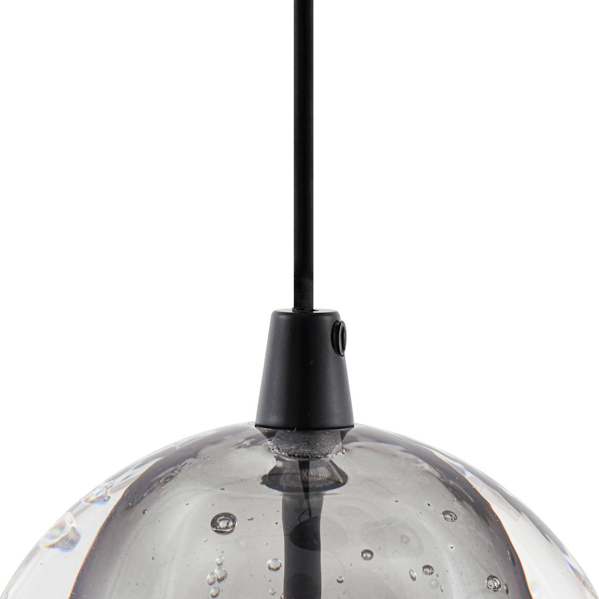 Lucande Pendelleuchte Hängelampe LED Hayley schwarz Glas 3-flammig 3000 K 15 W - 4251911798784