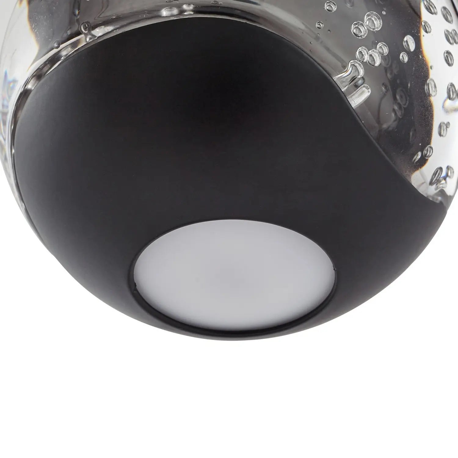 B-Ware Lucande Pendelleuchte Hängelampe Led Hayley Schwarz Glas 3 Flammig 3000 K 15 W