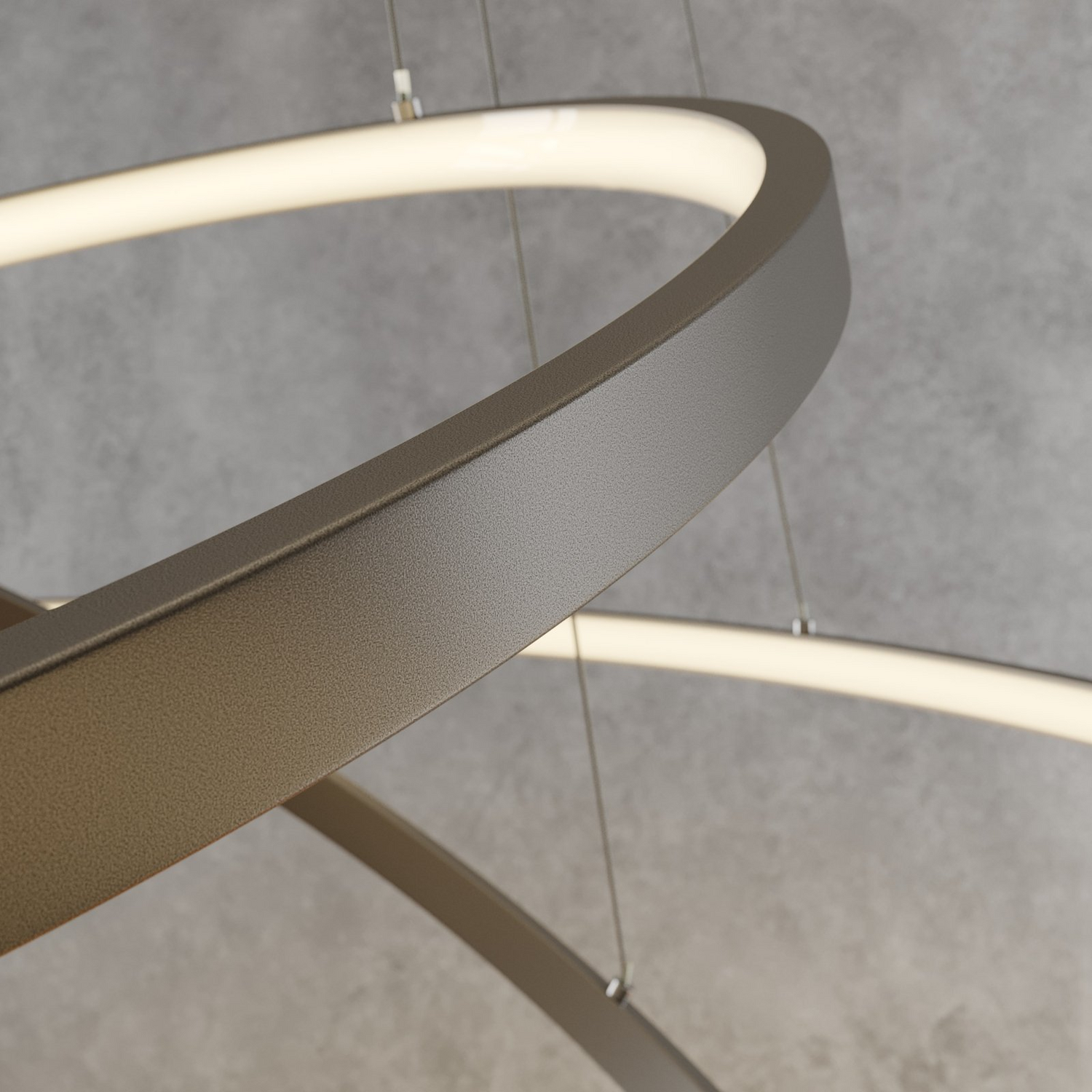 B-Ware Lucande Ezana Pendelleuchte Deckenlampe Hängeleuchte Lampe ø80cm Led Metall