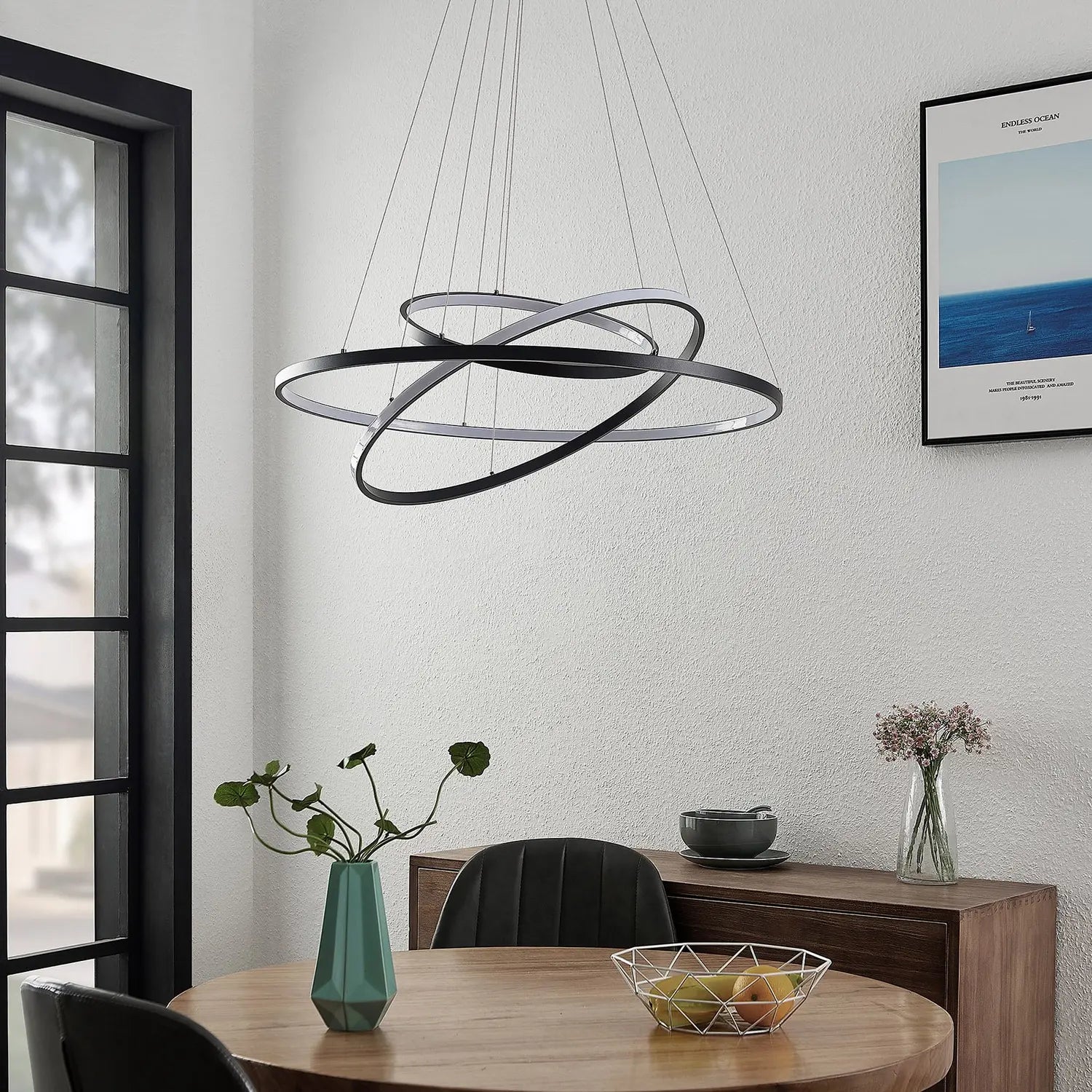 B-Ware Lucande Pendelleuchte Hängelampe Led Schwarz Ezana Leuchte Dimmbar Siehe Text - 4251911705157