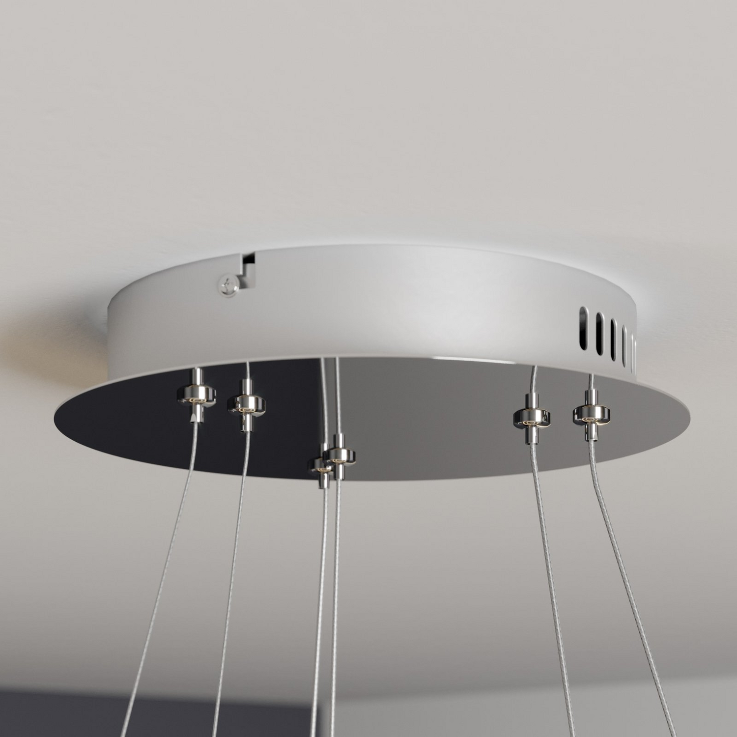 B-Ware Lucande Pendelleuchte Hängelampe Led Lyani Chrom Dimmbar Zweistufig Esszimmer960