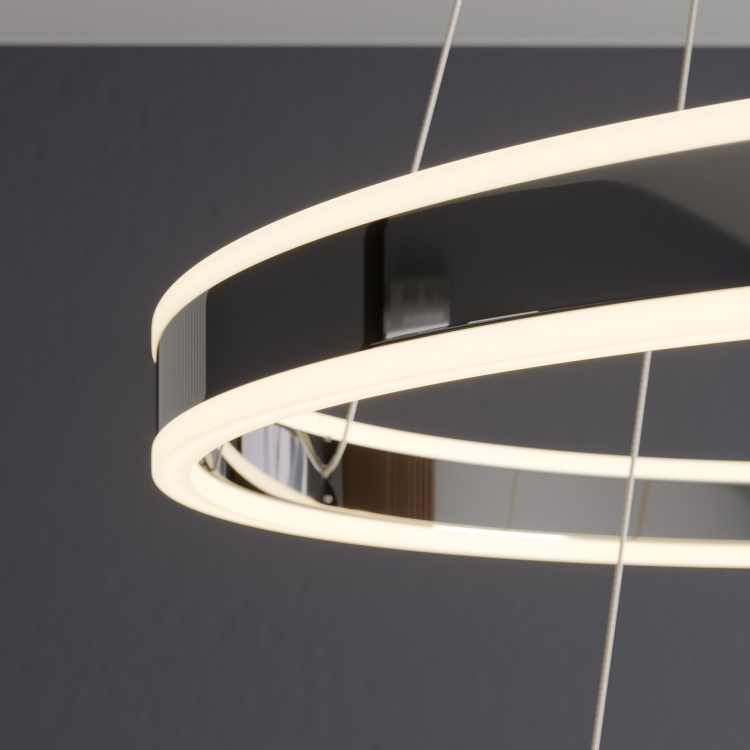 B-Ware Lucande Pendelleuchte Hängelampe Led Lyani Chrom Dimmbar Zweistufig Esszimmer