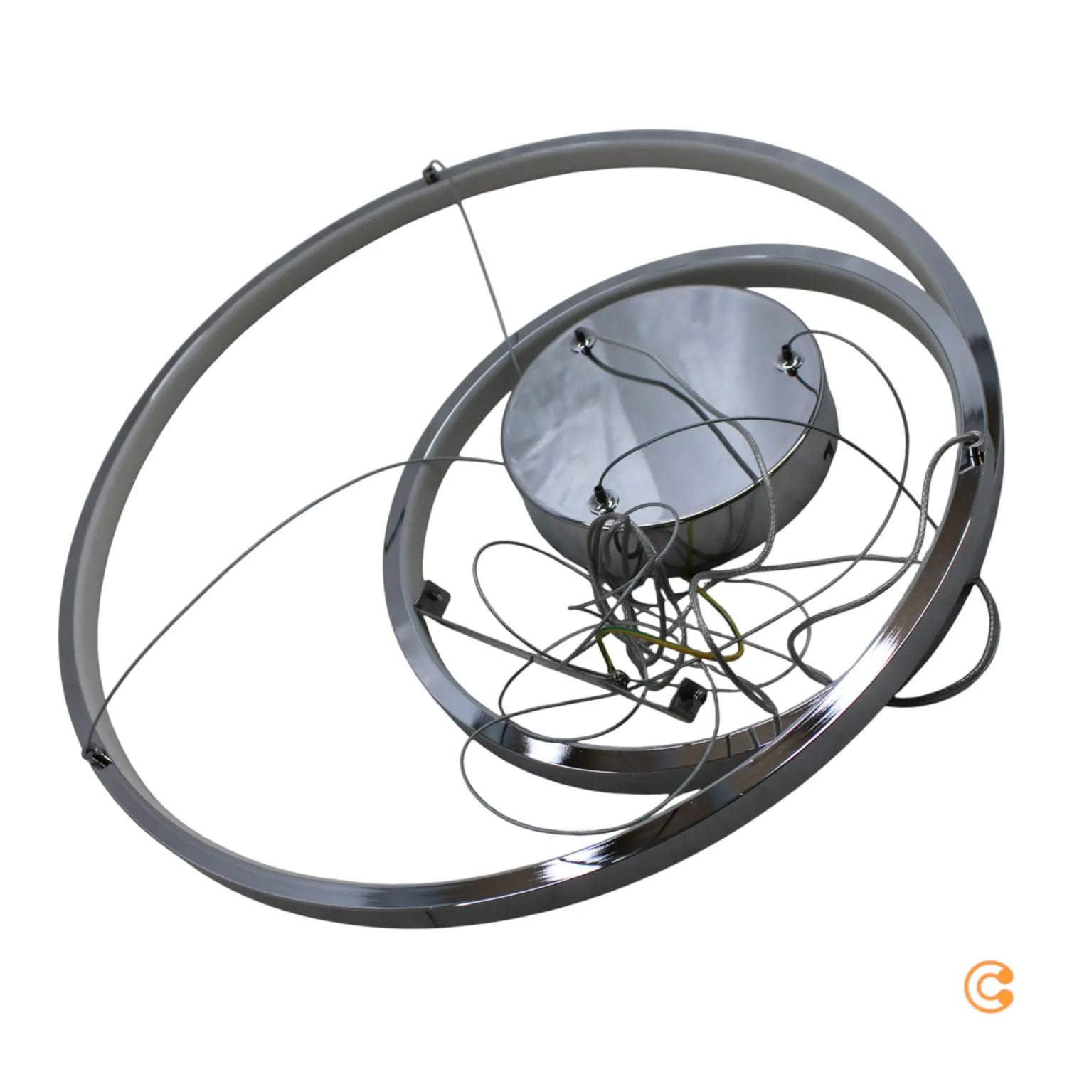 B-Ware Lucande Pendelleuchte Hängelampe Led Silber Wohnzimmer Leuchte 50 Cm 3000 K 30 W - 8502193147818