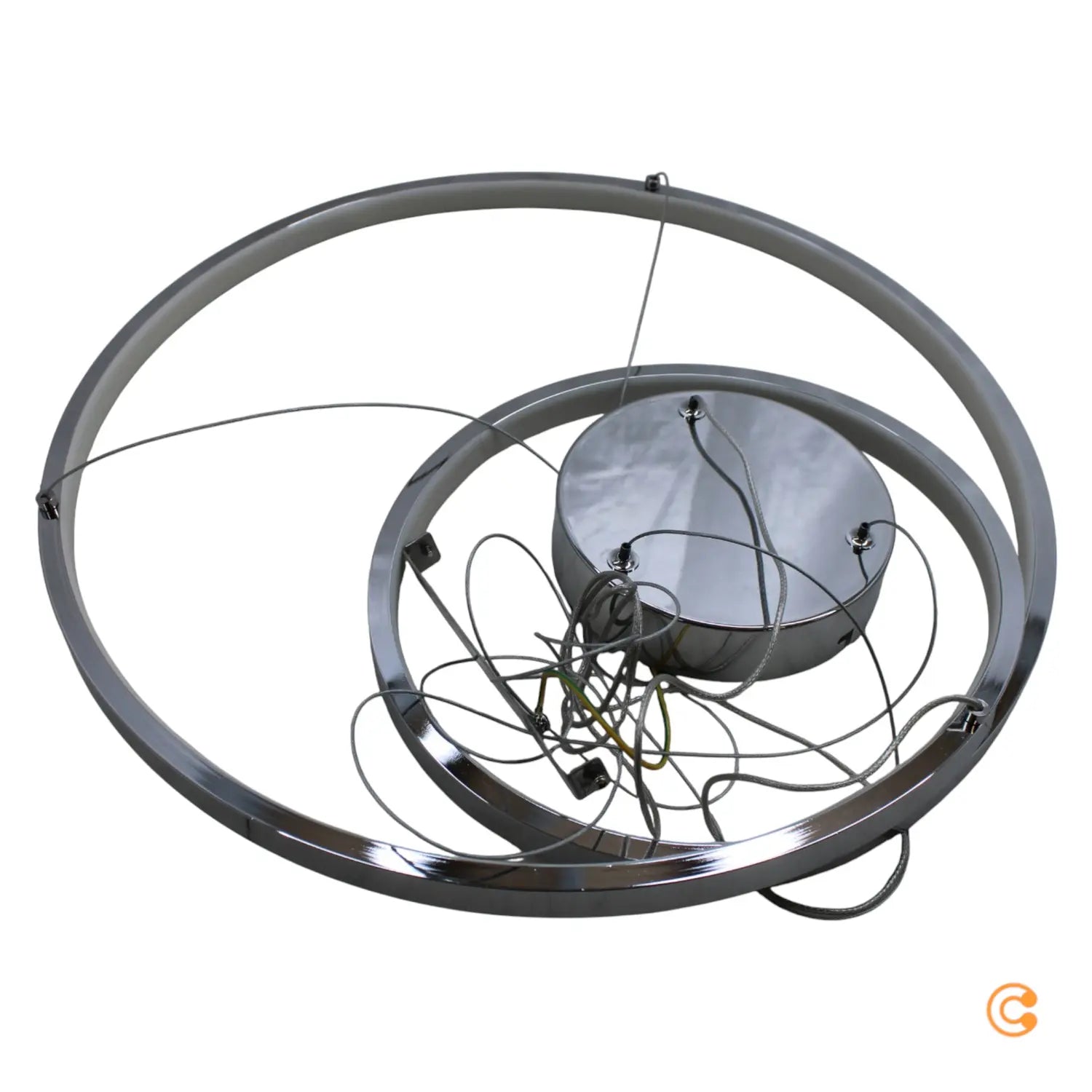 B-Ware Lucande Pendelleuchte Hängelampe Led Silber Wohnzimmer Leuchte 50 Cm 3000 K 30 W - 8502193147818