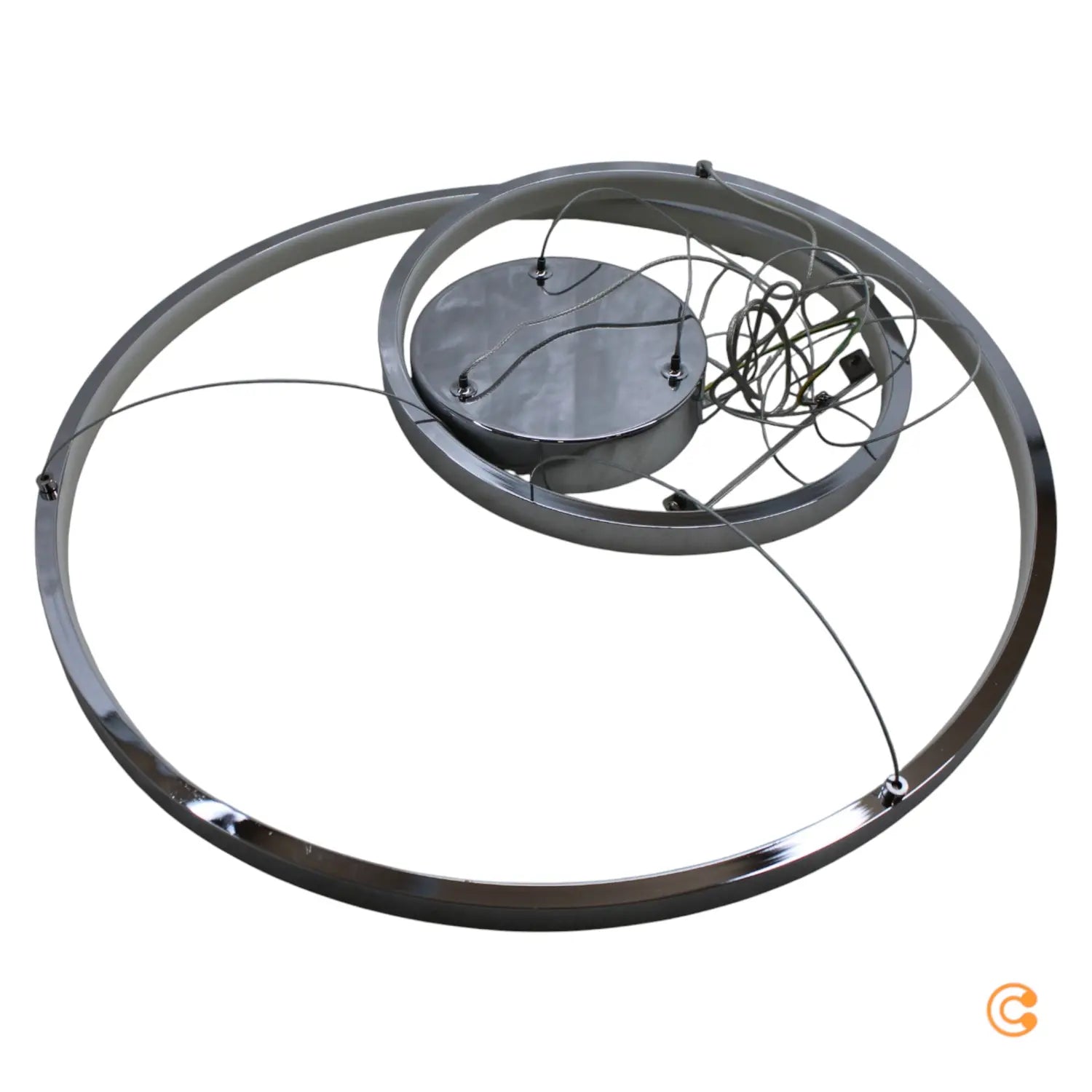 B-Ware Lucande Pendelleuchte Hängelampe Led Silber Wohnzimmer Leuchte 50 Cm 3000 K 30 W - 8502193147818