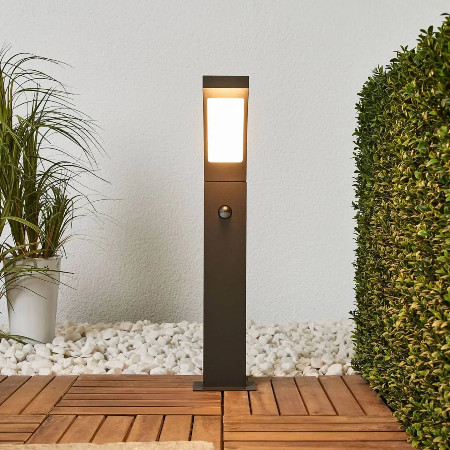 B-Ware Lucande Juvia Bewegungsmelder Wegeleuchte Sockelleuchte Gartenleuchte Led Lampe - 4251096538472