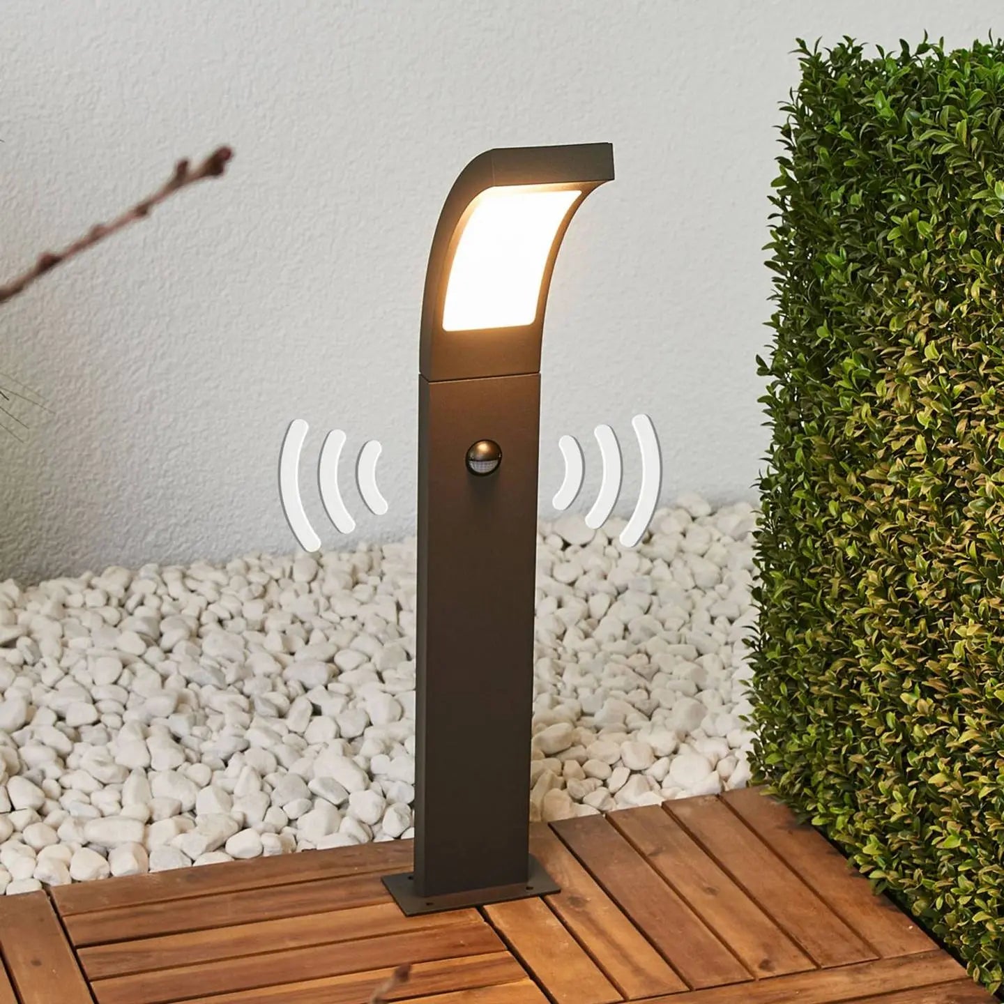 B-Ware Lucande Juvia Bewegungsmelder Wegeleuchte Sockelleuchte Gartenleuchte Led Lampe - 4251096538472