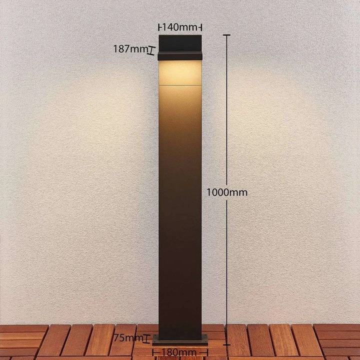 Lucande Led Pollerleuchte Silvan Sockelleuchte Wegeleuchte Außenleuchte Leuchte  B-Ware - 4251096556735
