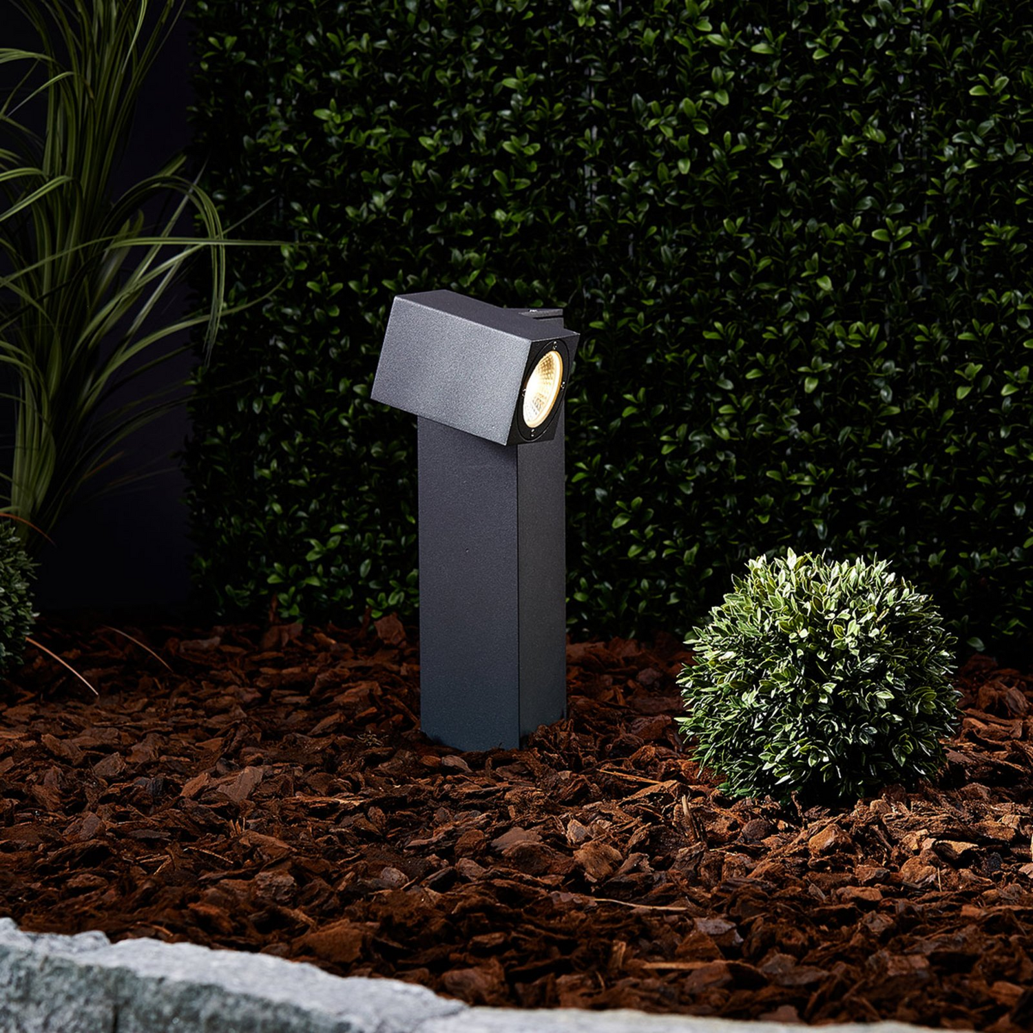 B-Ware Lucande Verstellbare Led Sockelleuchte Lampe Leuchte Außenlampe Garten 7 W Lorik