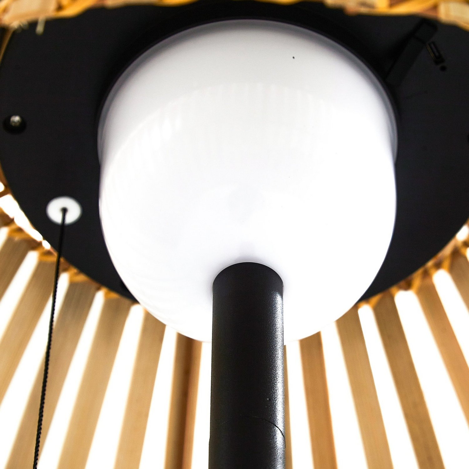 B-Ware Lucande Led Solar Stehleuchte Gartenlampe Bambus Rgb Schwarz Akku Usb 39cm - 4251911786026