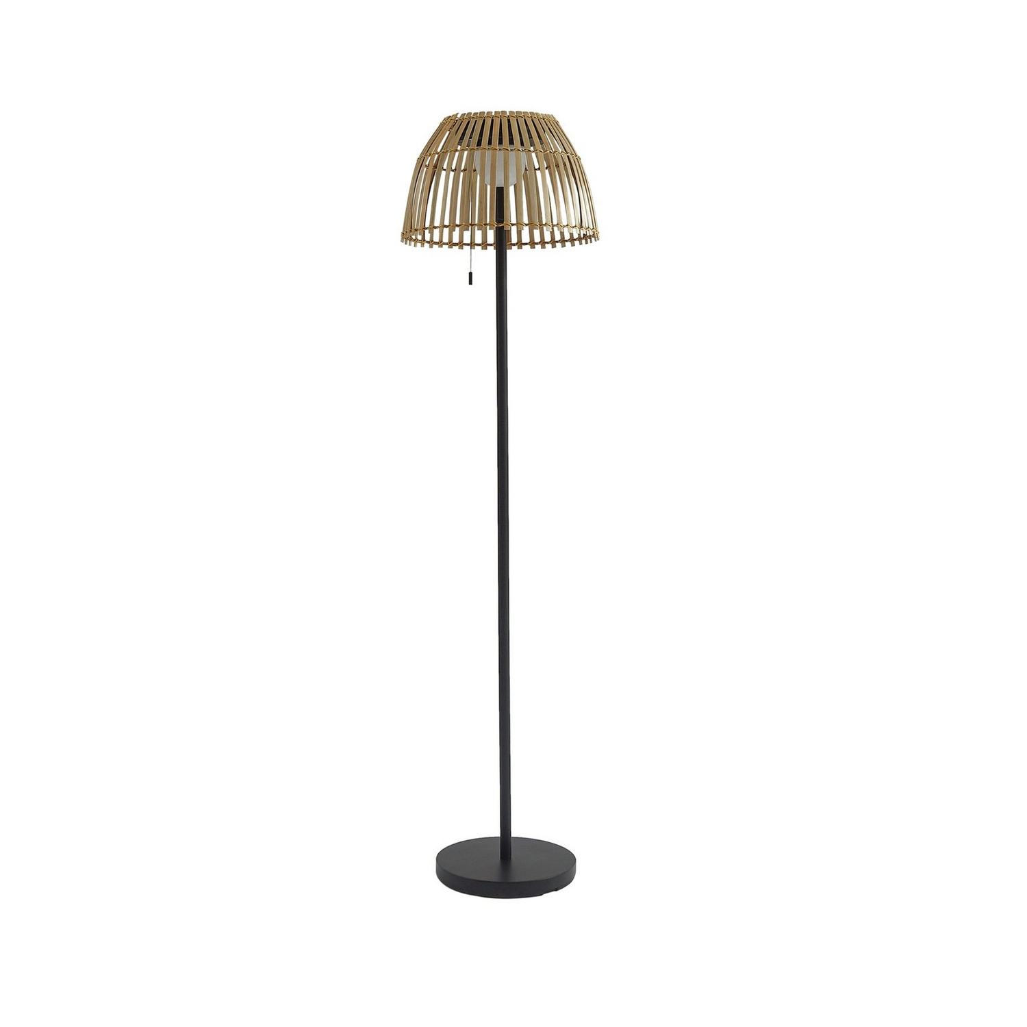 B-Ware Lucande Led Solar Stehleuchte Gartenlampe Bambus Rgb Schwarz Akku Usb 39cm - 4251911786026