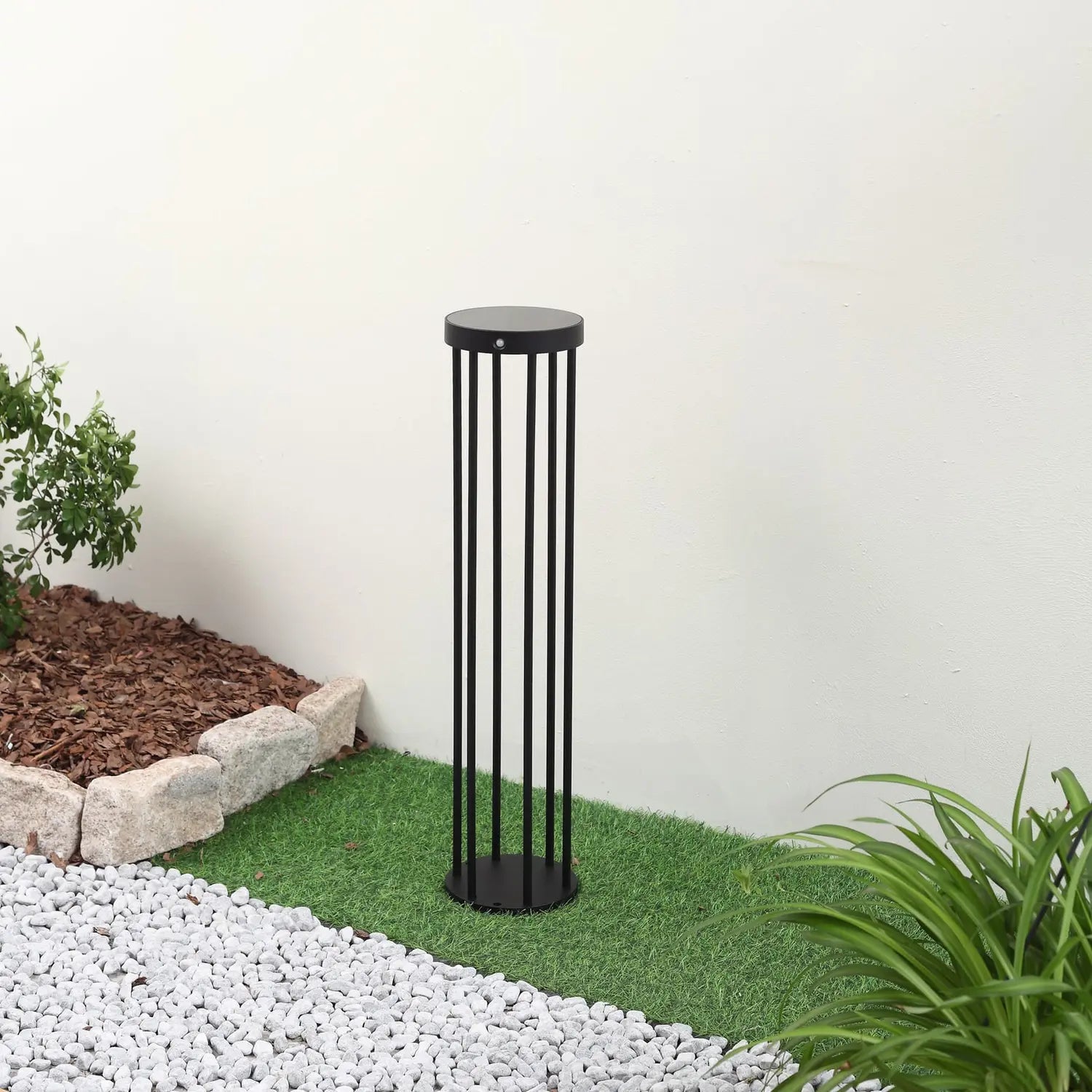 B-Ware Lucande Wegeleuchte Gartenlampe Led Solarleuchte Sensor Schwarz Aluminium 70 Cm - 4251911777161