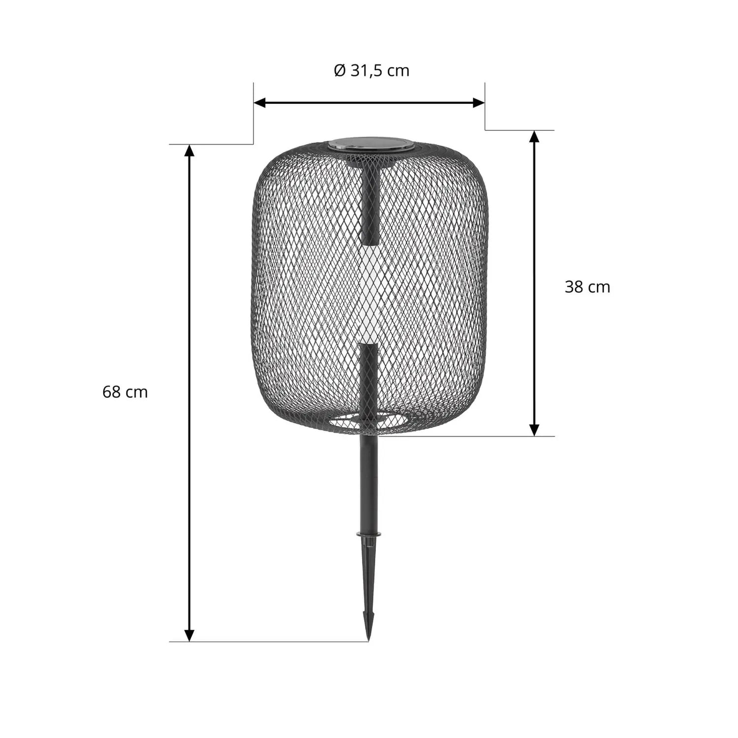 B-Ware Lucande Erdspießleuchte Gartenleuchte Led Solarleuchte Faylen Außenbereich - 4255830912825