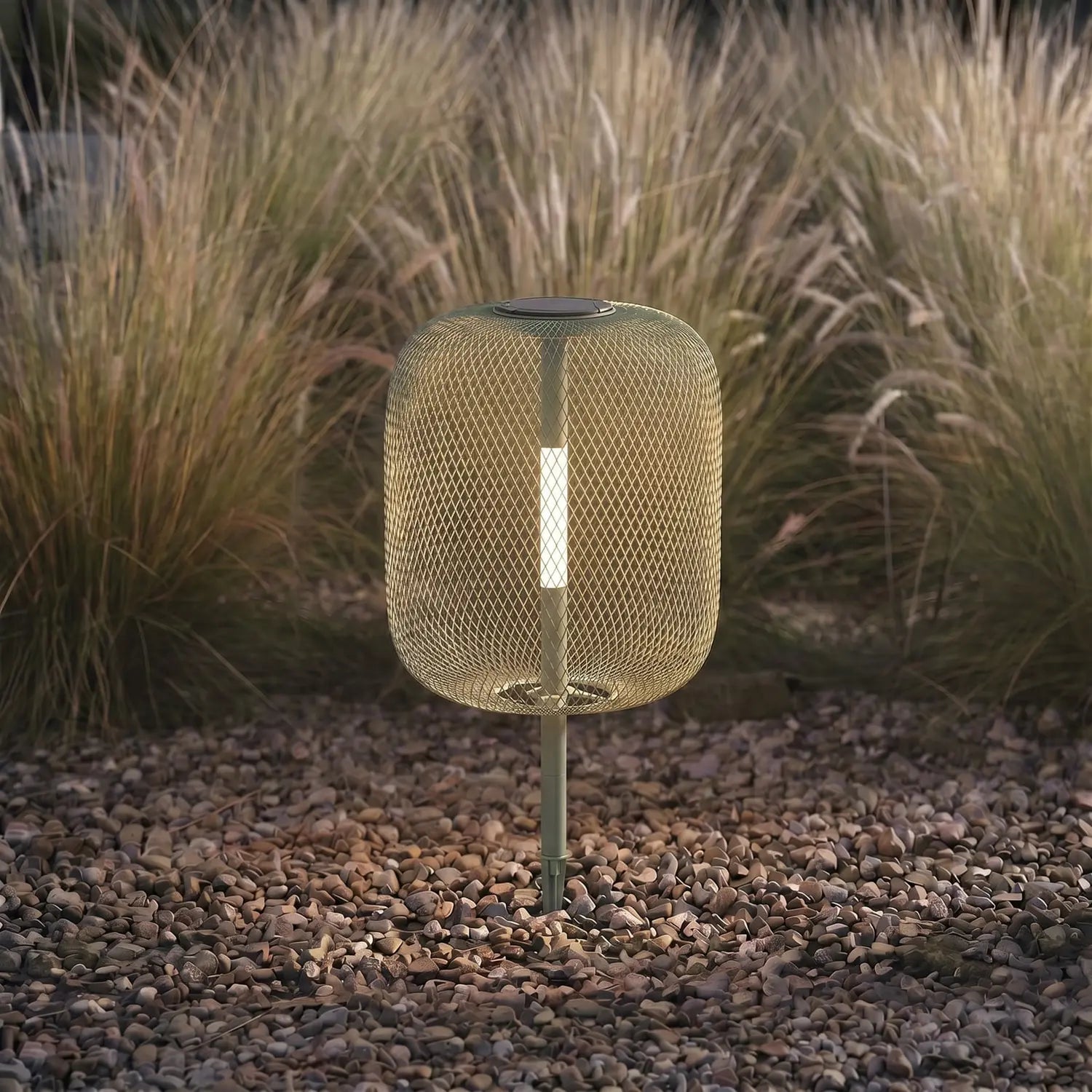 B-Ware Lucande Erdspießleuchte Gartenlampe Leuchte Faylen Led Solarleuchte Grün Ip65 - 4255830912832