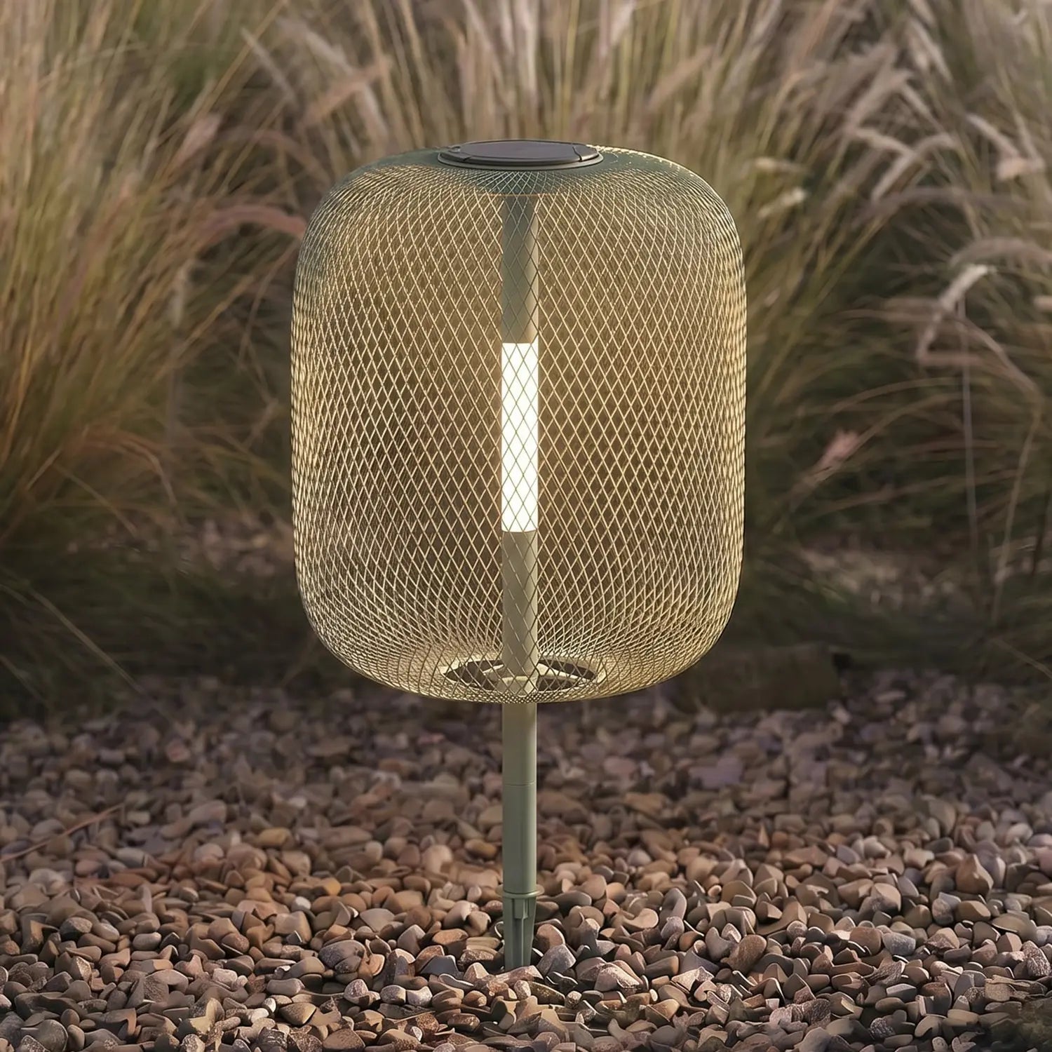 B-Ware Lucande Erdspießleuchte Gartenlampe Leuchte Faylen Led Solarleuchte Grün Ip65 - 4255830912832