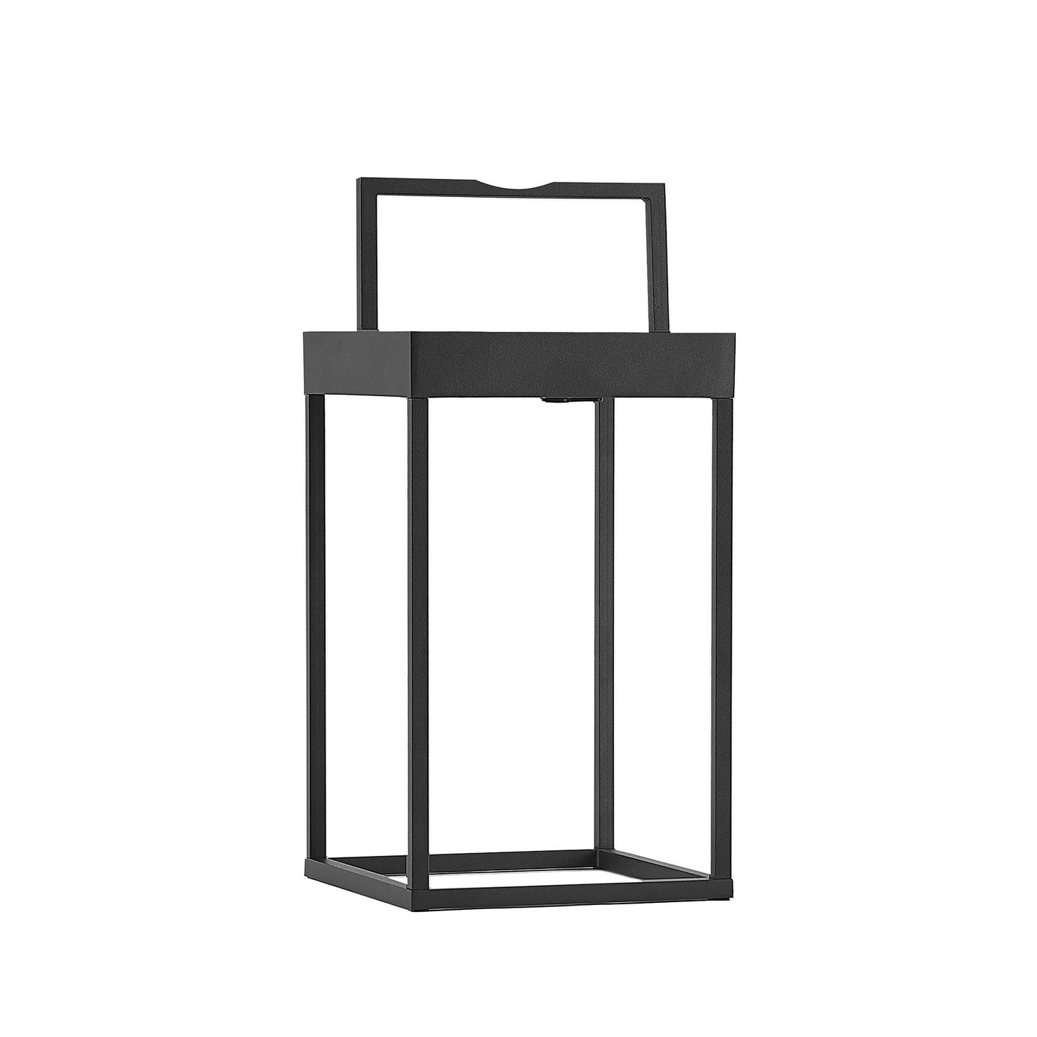 B-Ware Lucande Led Solarleuchte Außenlampe Gartenleuchte Schwarz Metall Ip65 38 Cm - 4251911700077