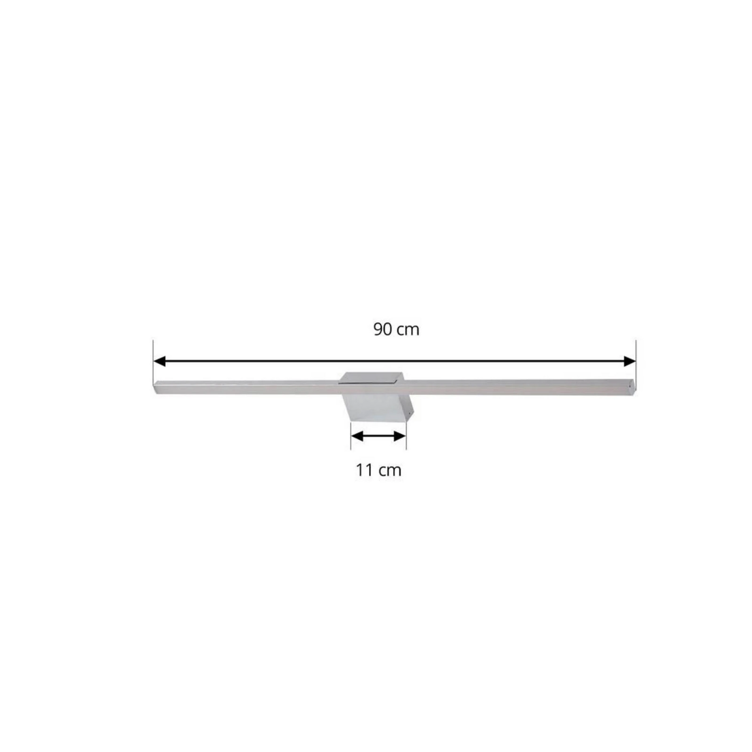 B-Ware Lucande Led Spiegellampe Wandleuchte Led Lampe Leuchte Spiegel Kivana 90 Cm Ip44